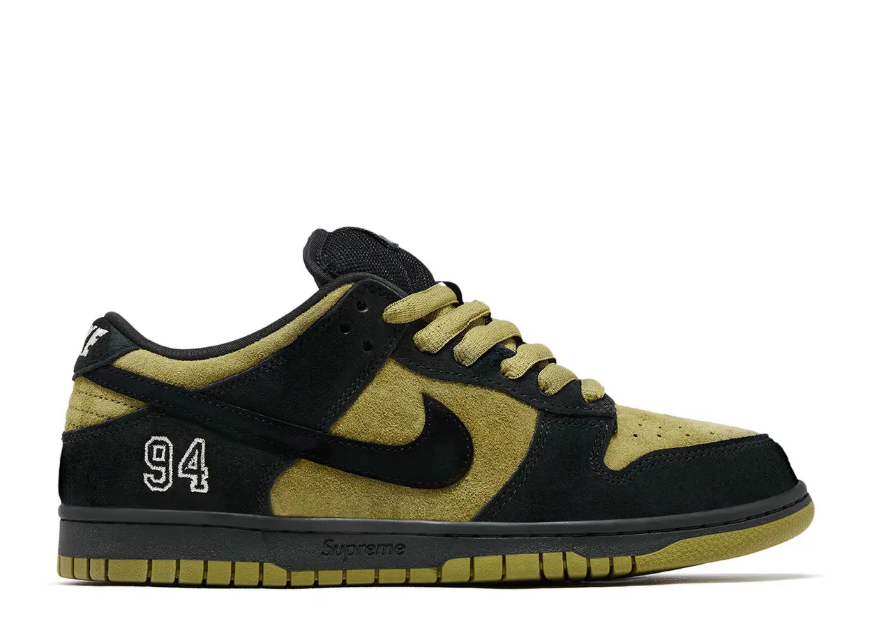 SB Dunk Low Supreme Camper Green