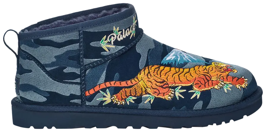 UGG X Palace Classic Ultra Mini Boot Navy Camo