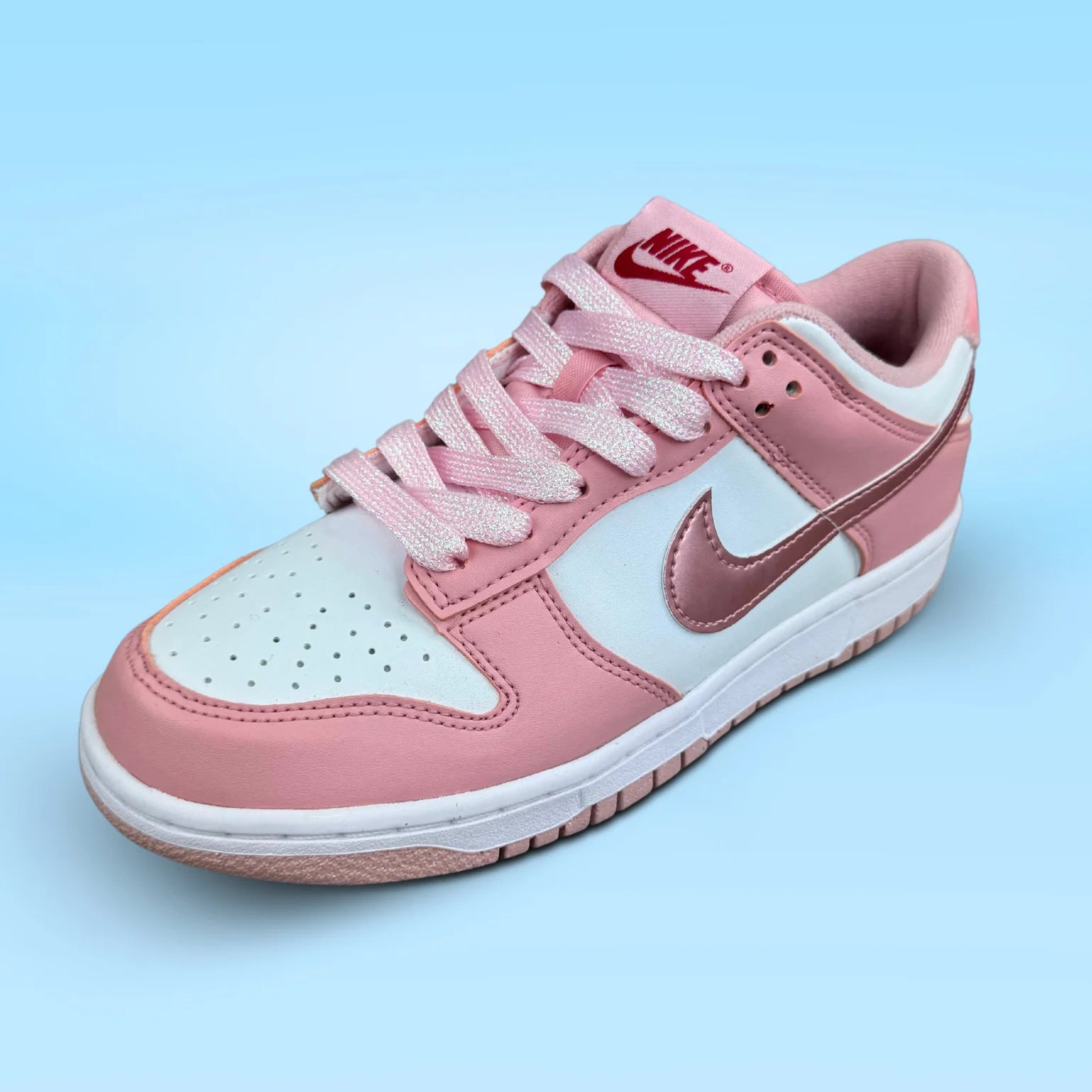 Lacet PAILLETTÉ ROSE PALE