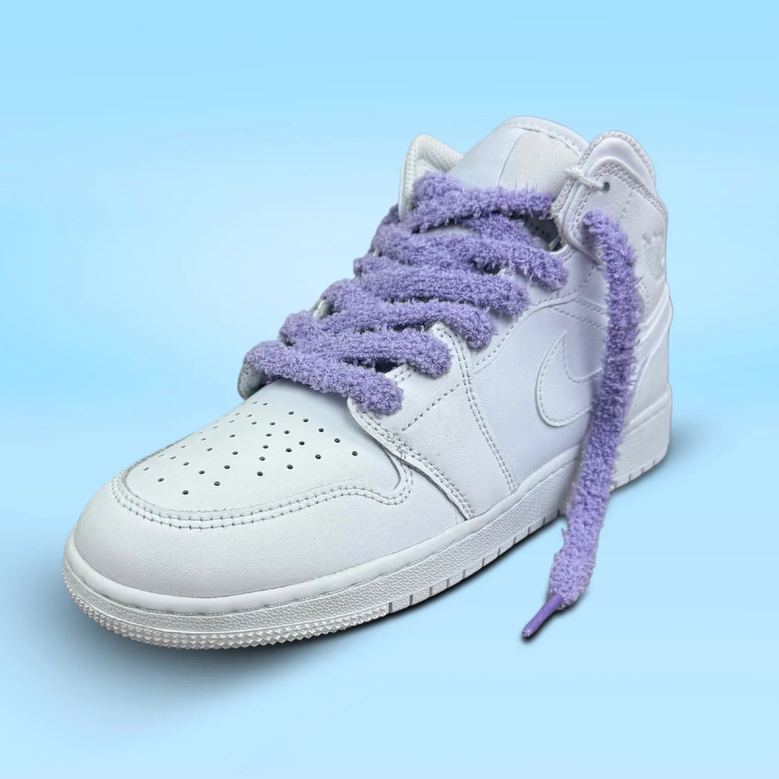 Lacet FLUFFY 10MM VIOLET