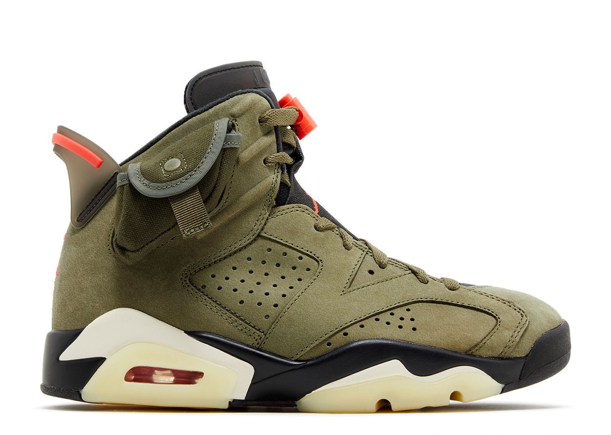 Air Jordan 6 Retro Travis Scott Olive