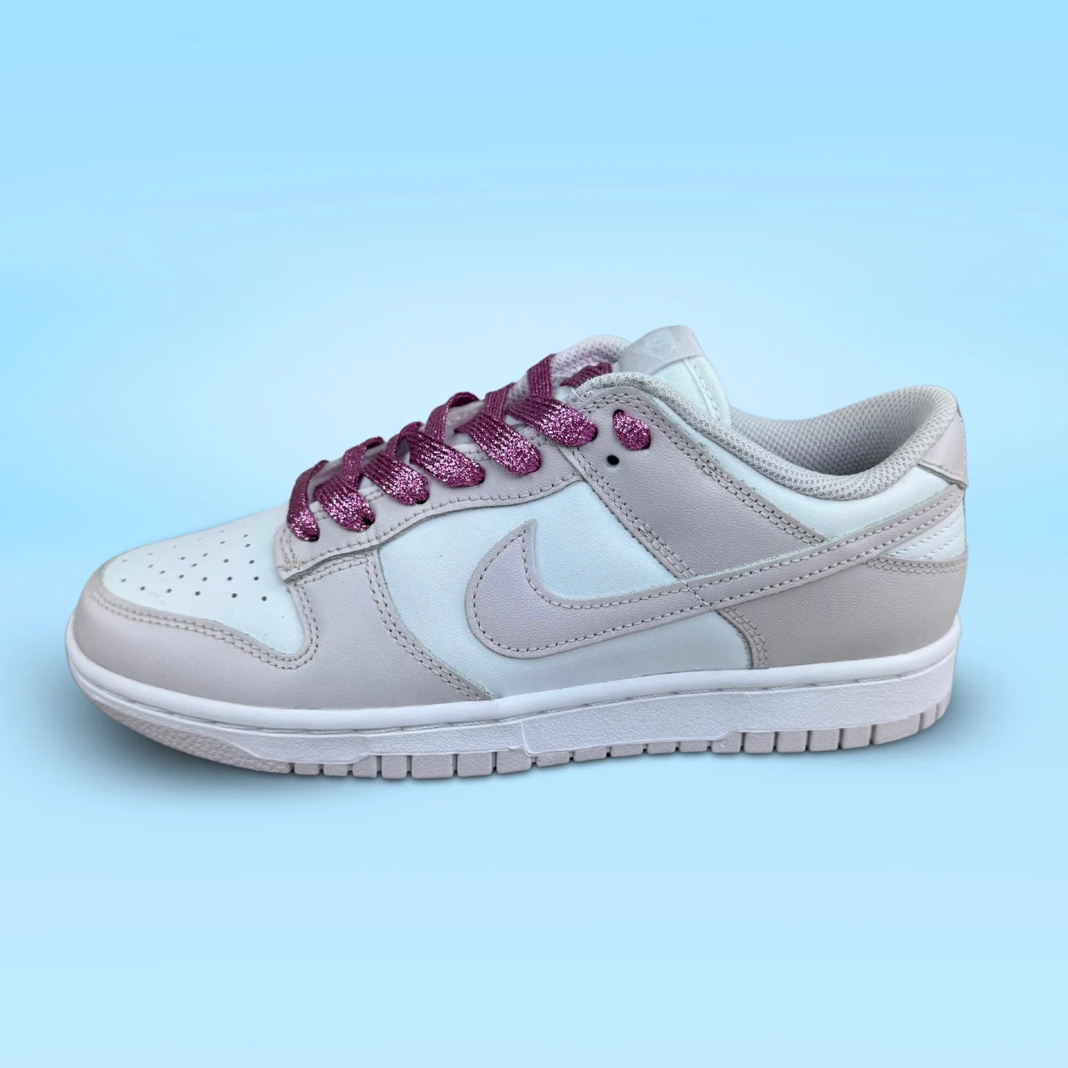 Lacet PAILLETTÉ ROSE