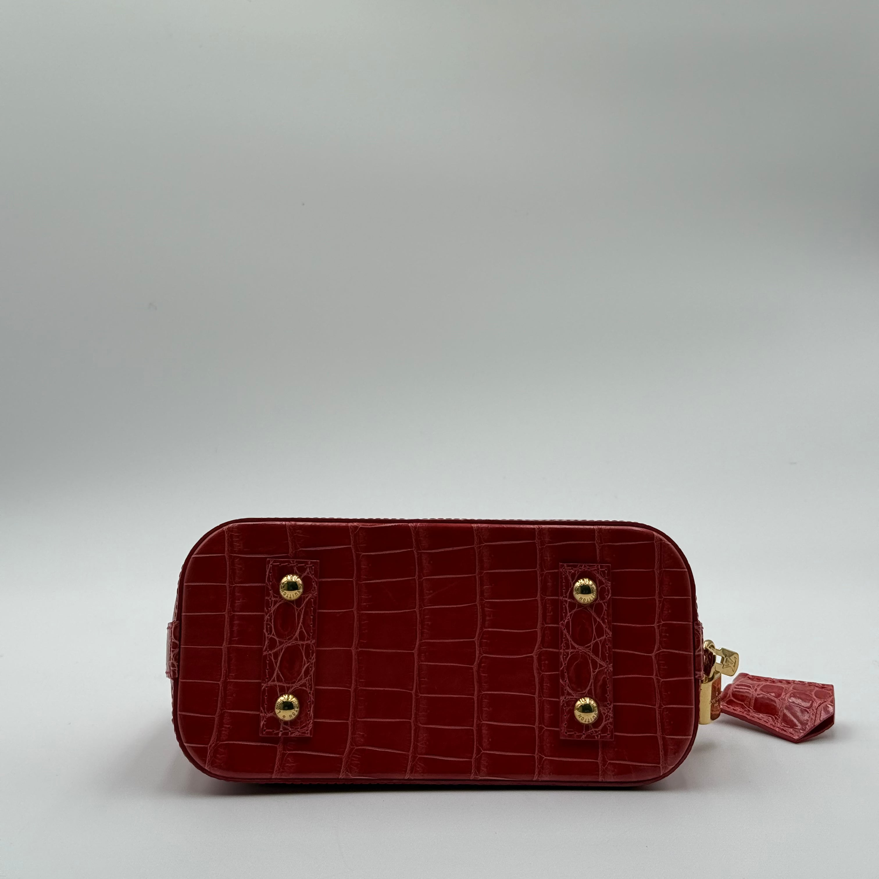 Louis Vuitton Light Pink Crocodile Alma BB