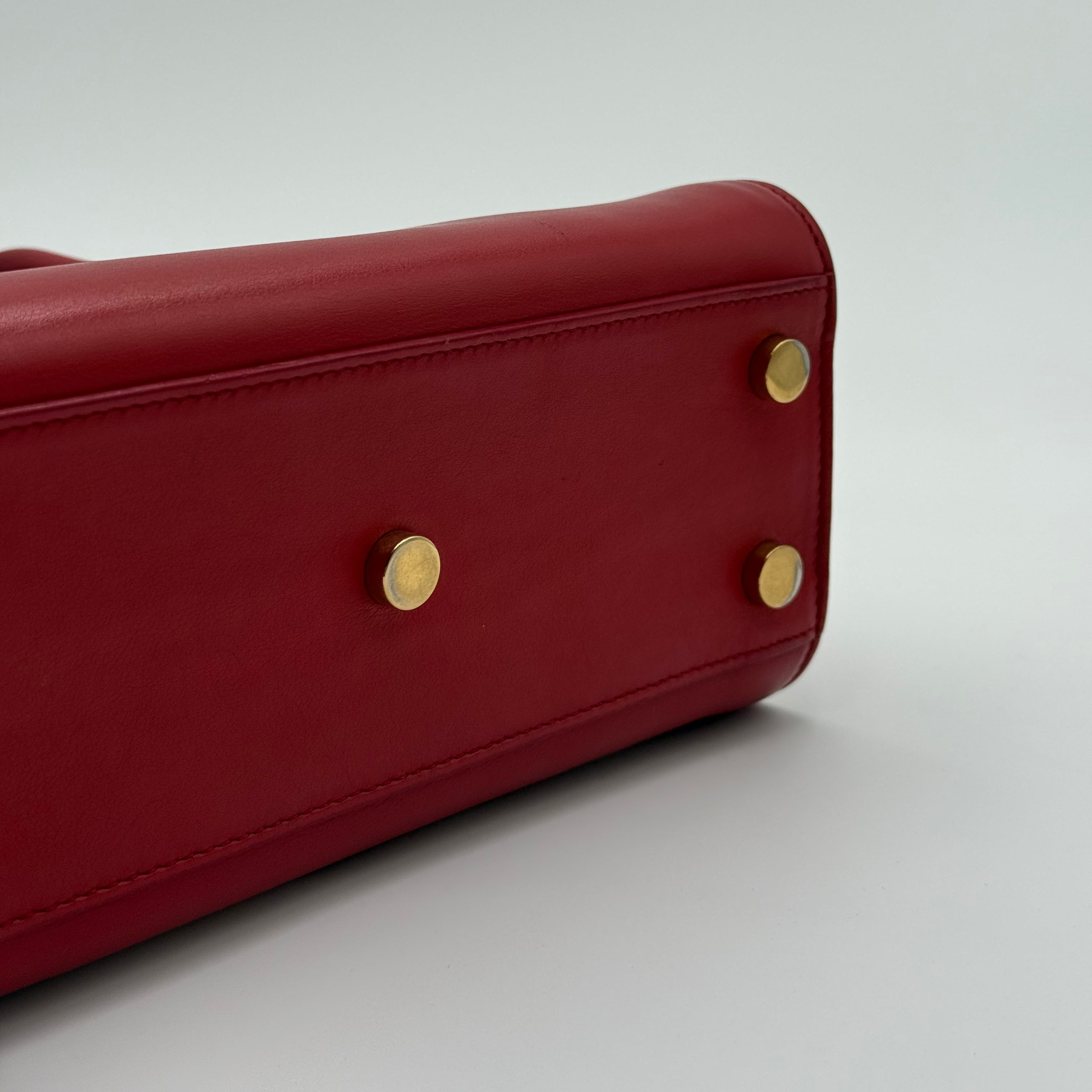 Saint Laurent Red Sac De Jour Nano