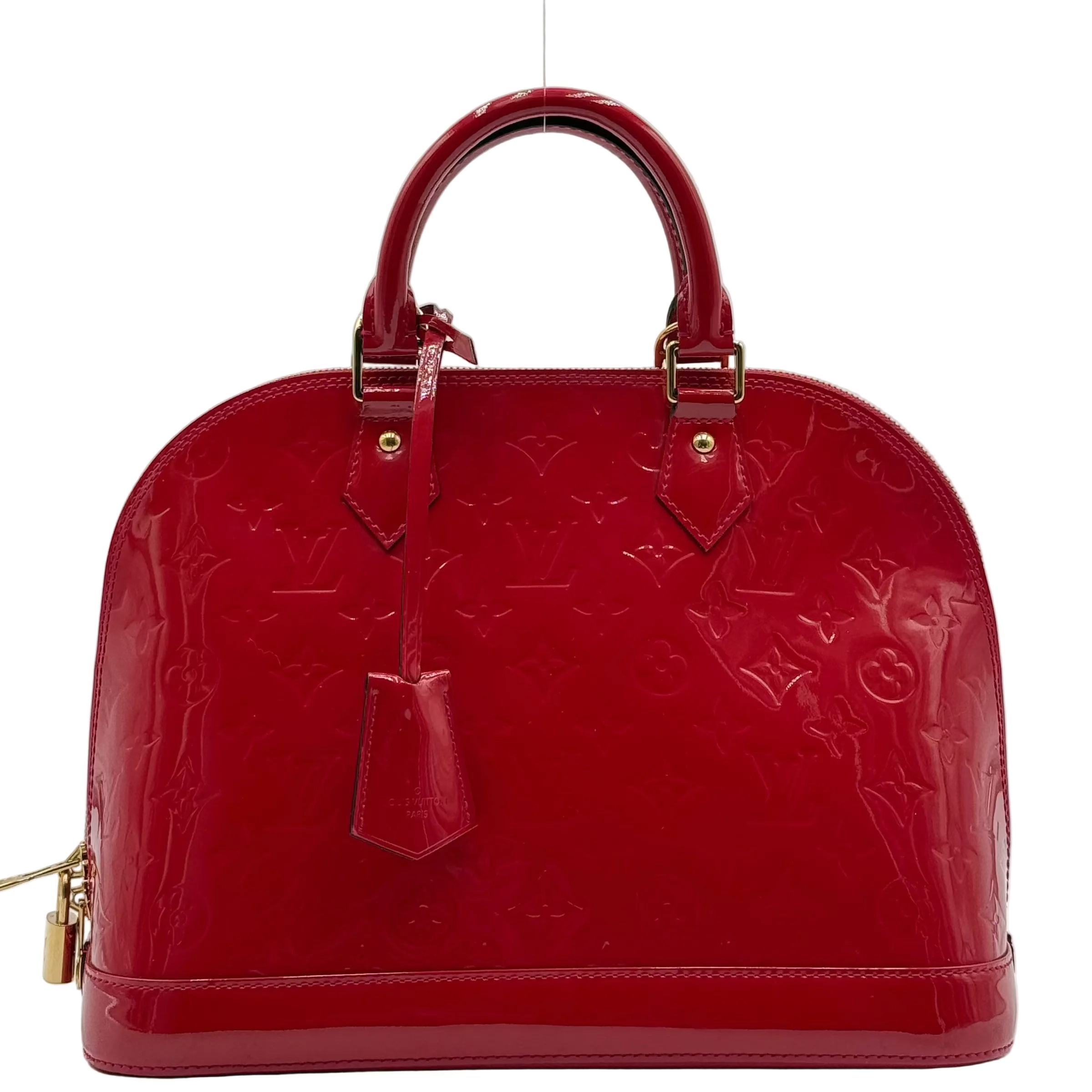 Louis Vuitton Red Patent Leather Alma PM