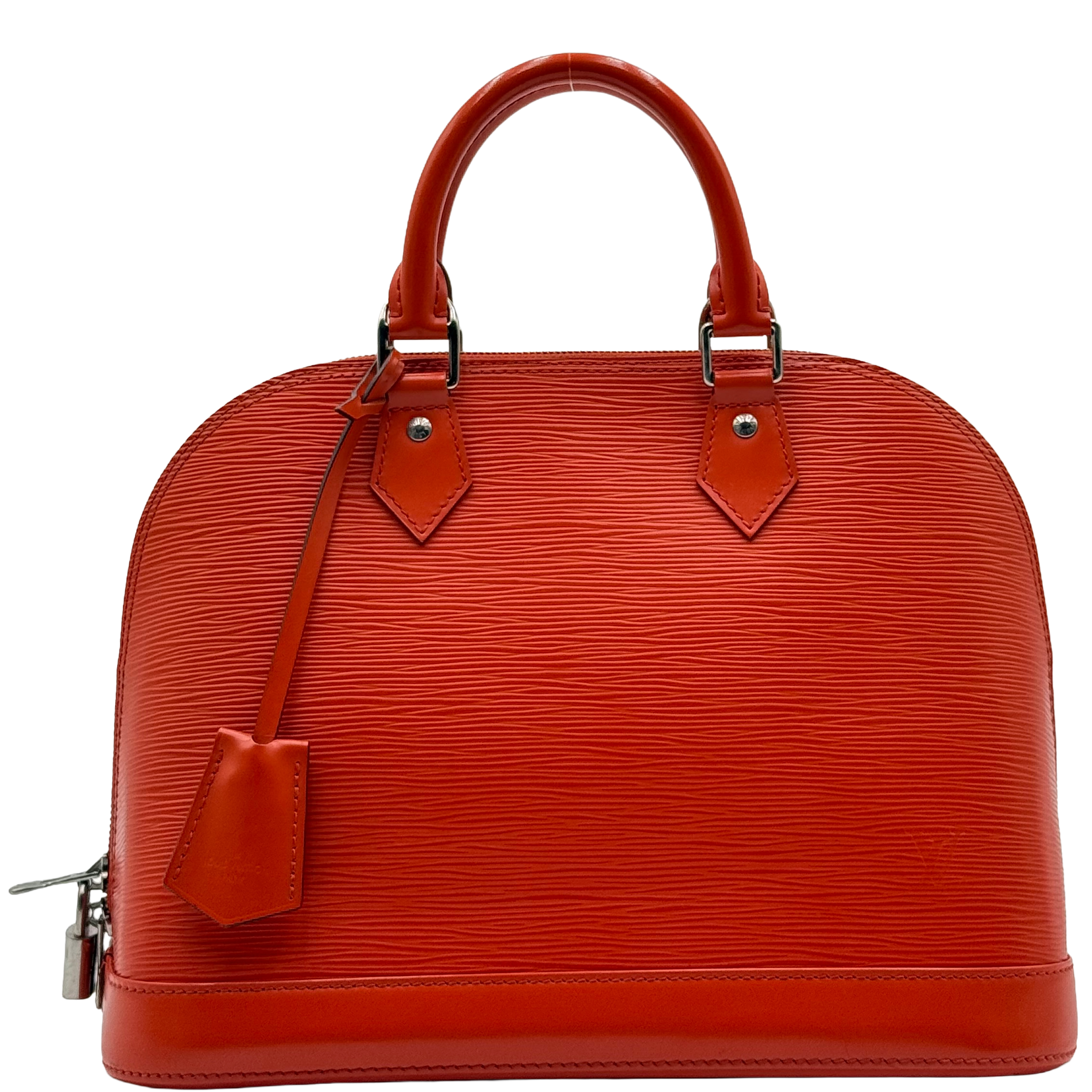 Louis Vuitton Orange Epi Leather Alma PM