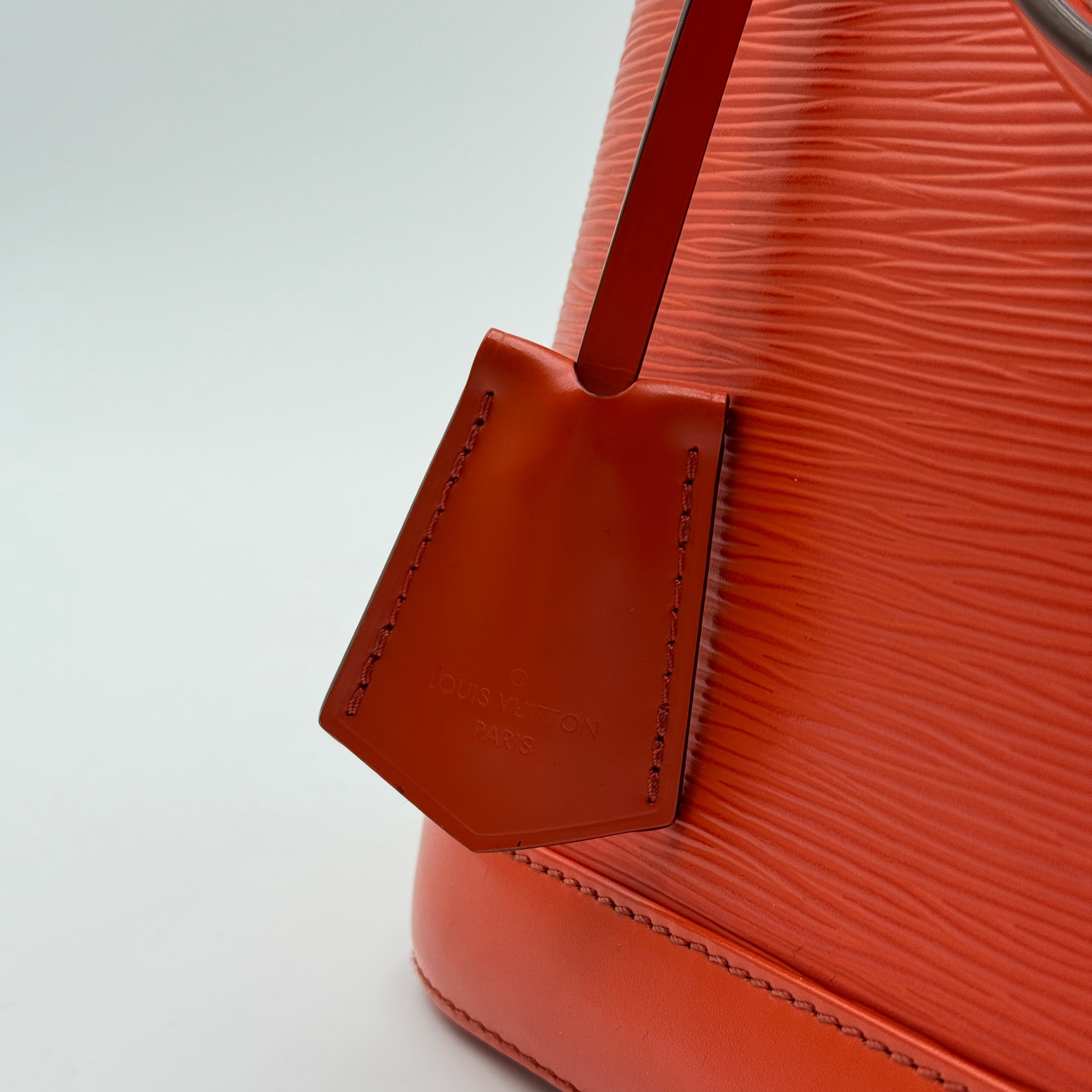 Louis Vuitton Orange Epi Leather Alma PM