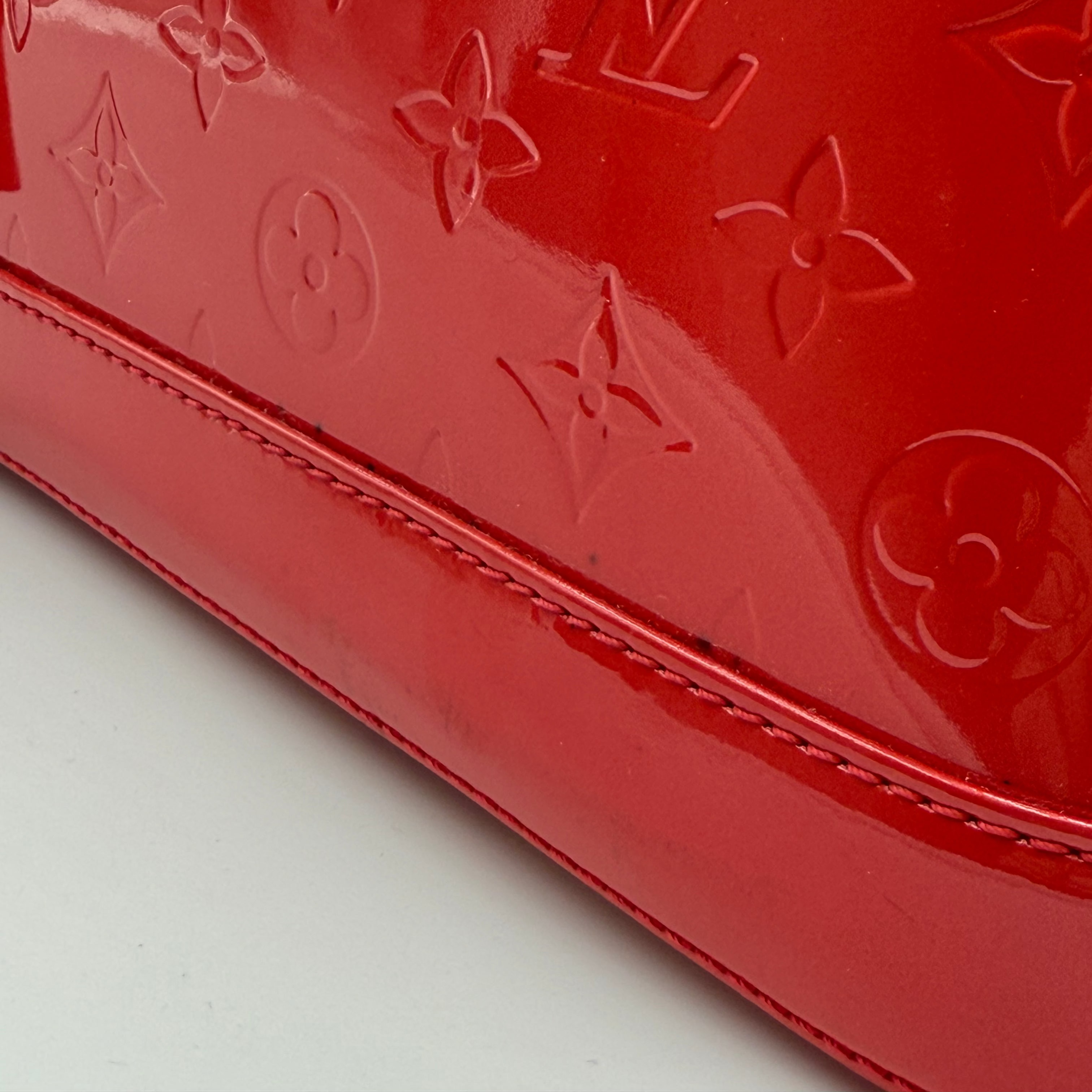 Louis Vuitton Sunset Orange Patent Leather Alma PM