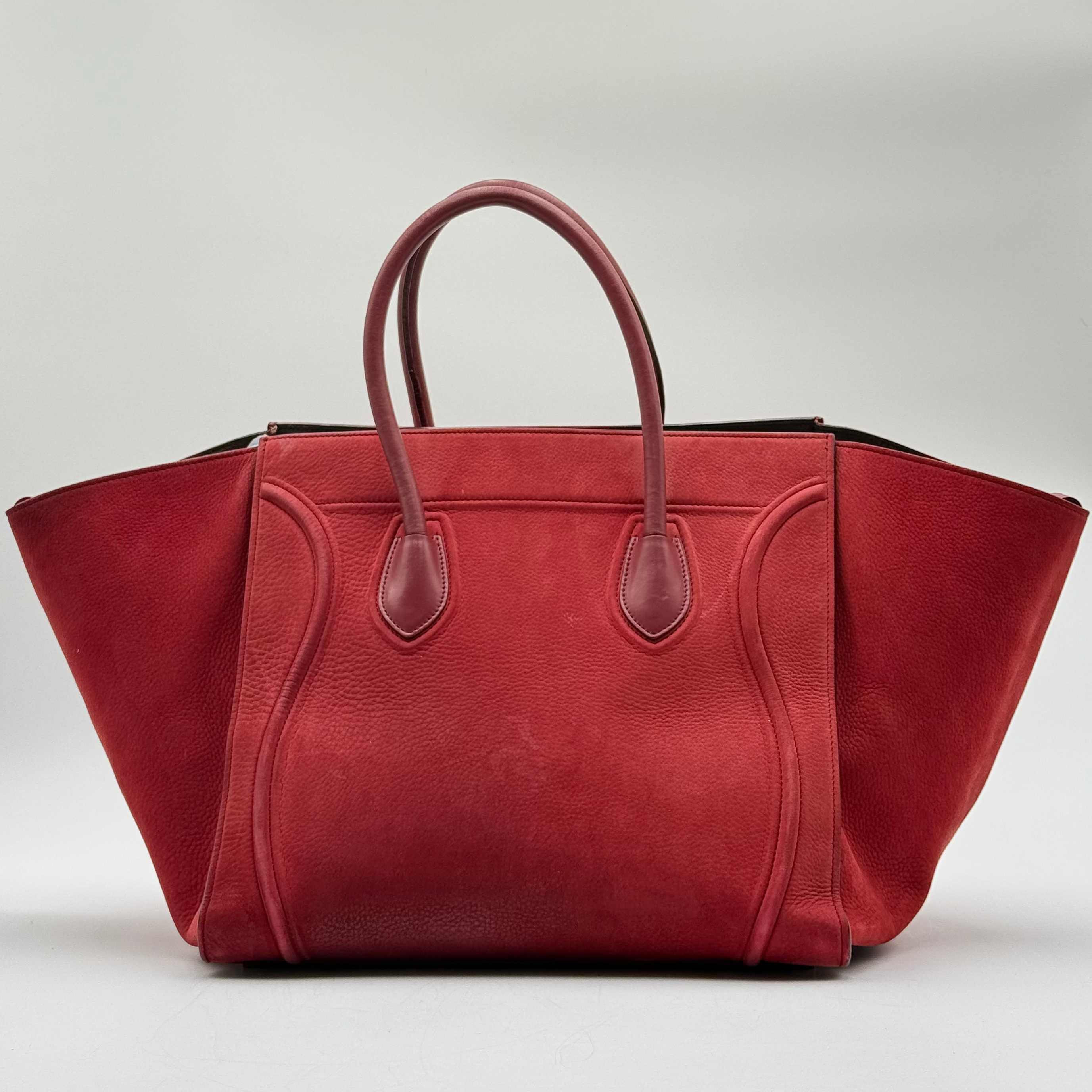Celine Brick Suede Calfskin Phantom Luggage