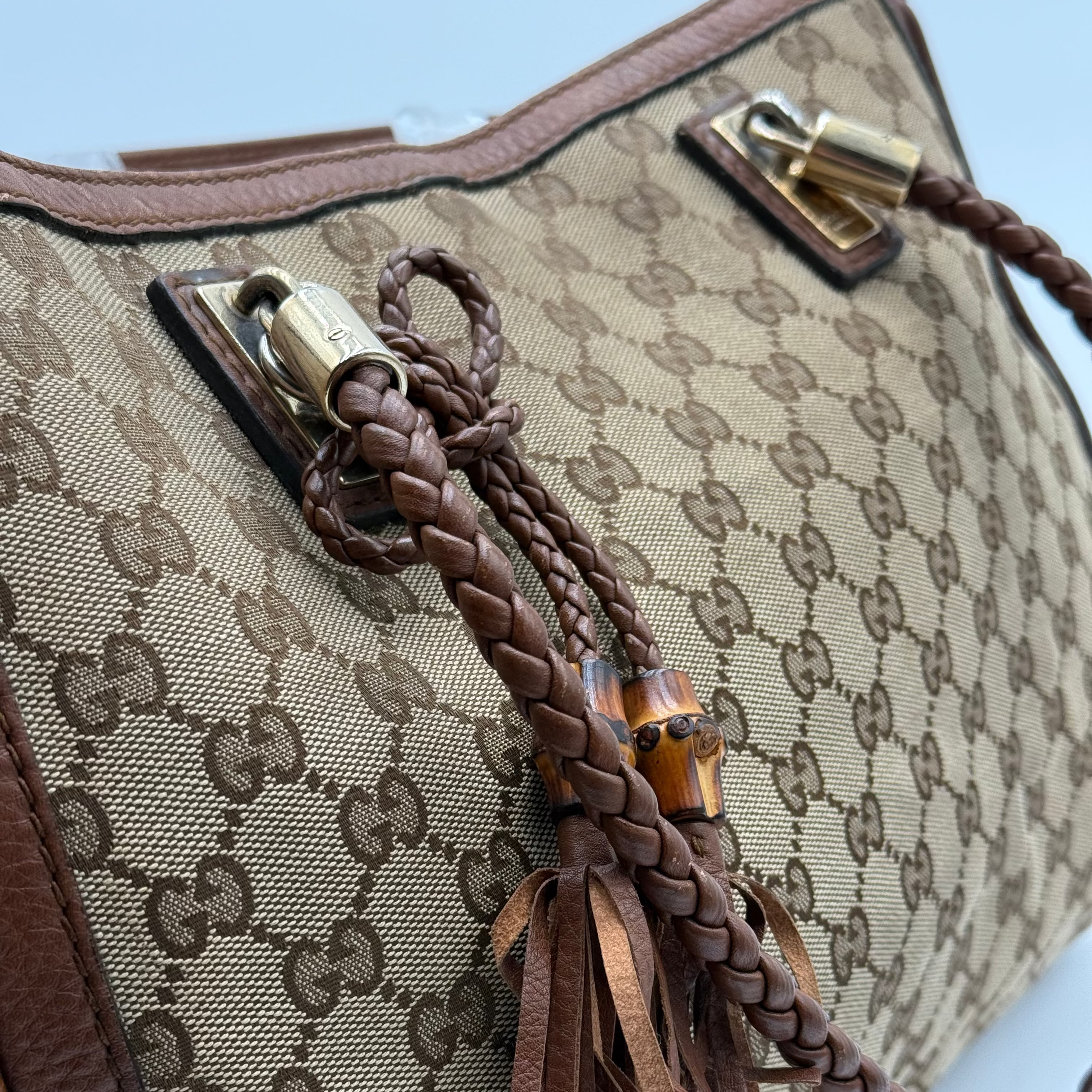 Gucci GG Canvas Brown Bella