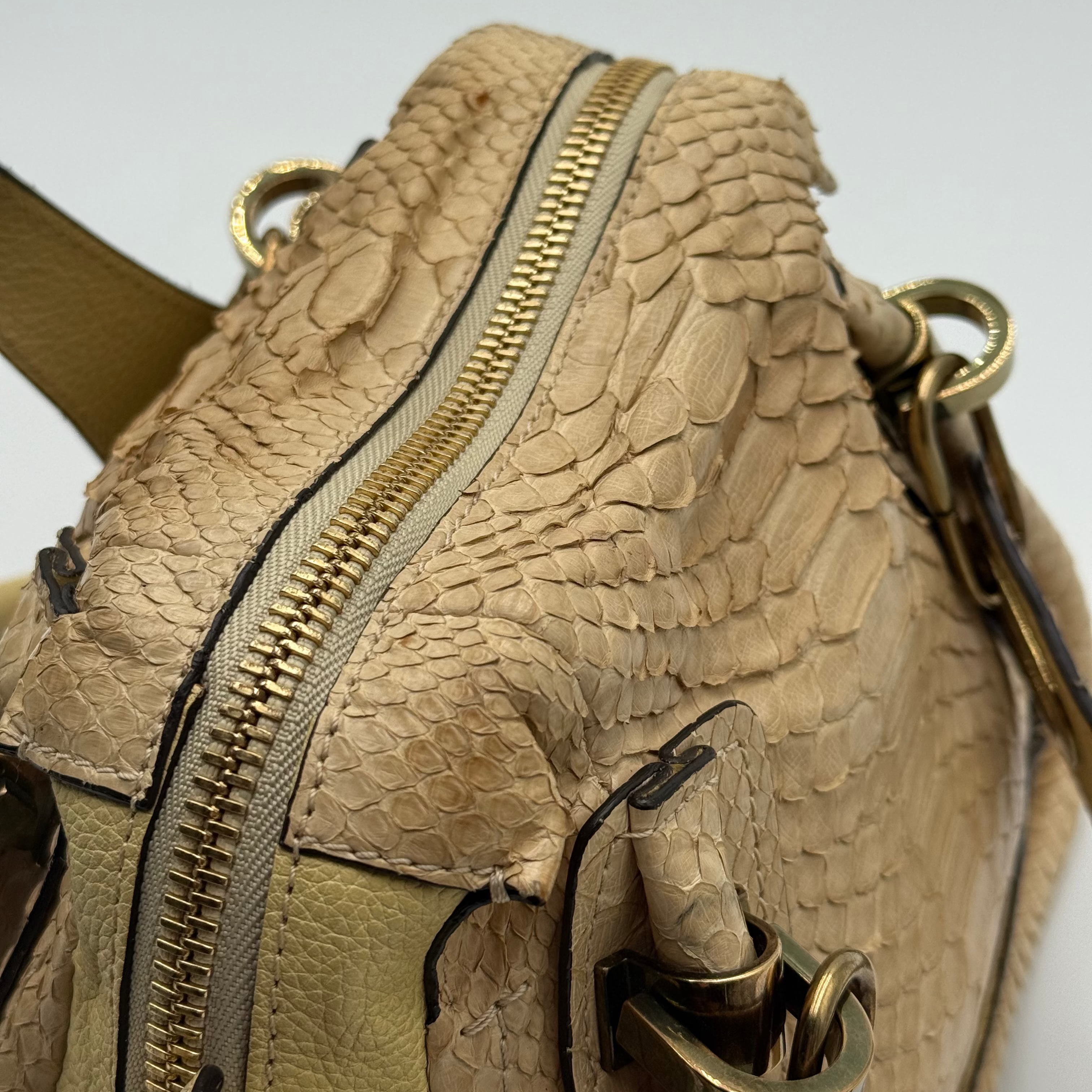 Chloé Sail Python Leather Paraty PM