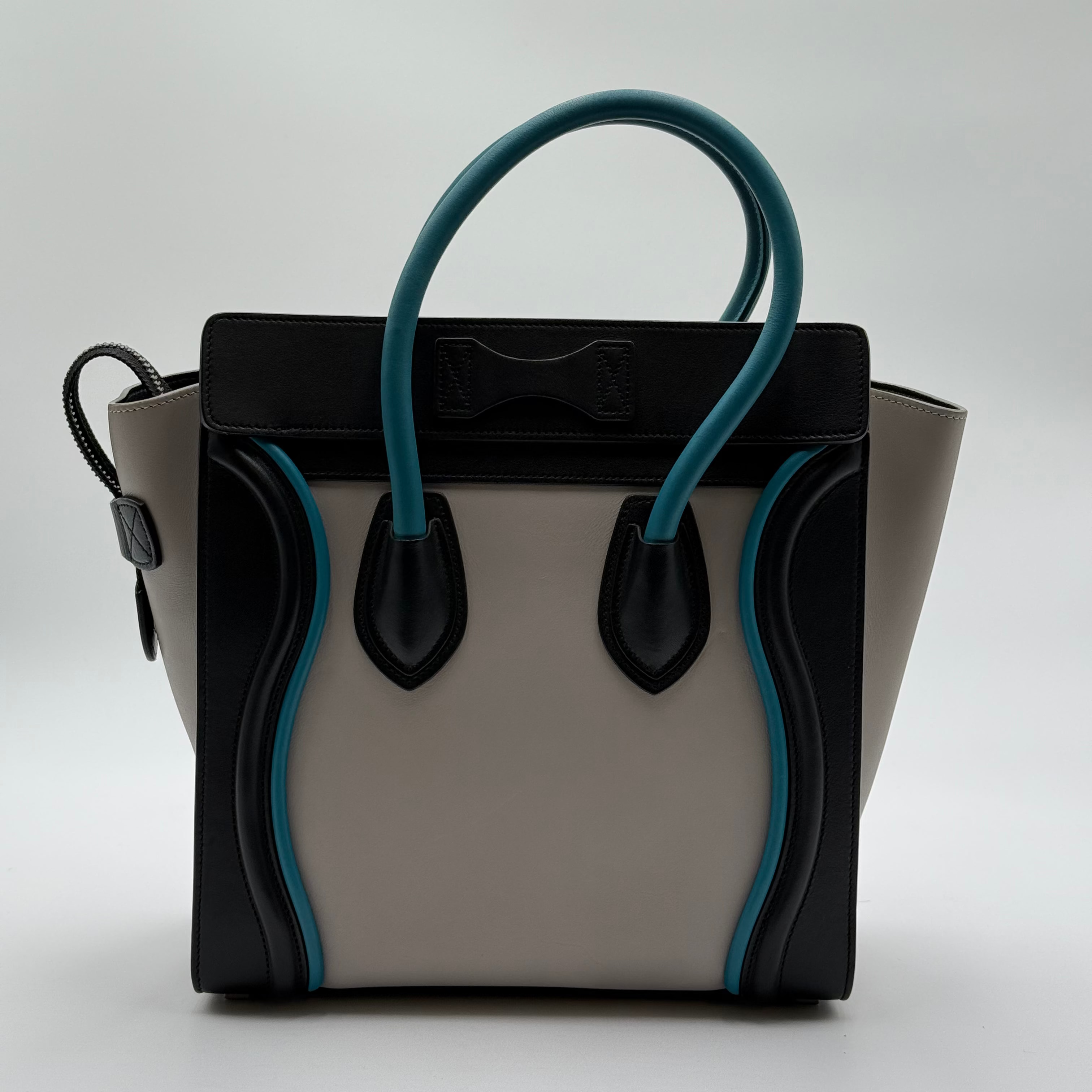 Celine Tricolor Leather Micro Luggage