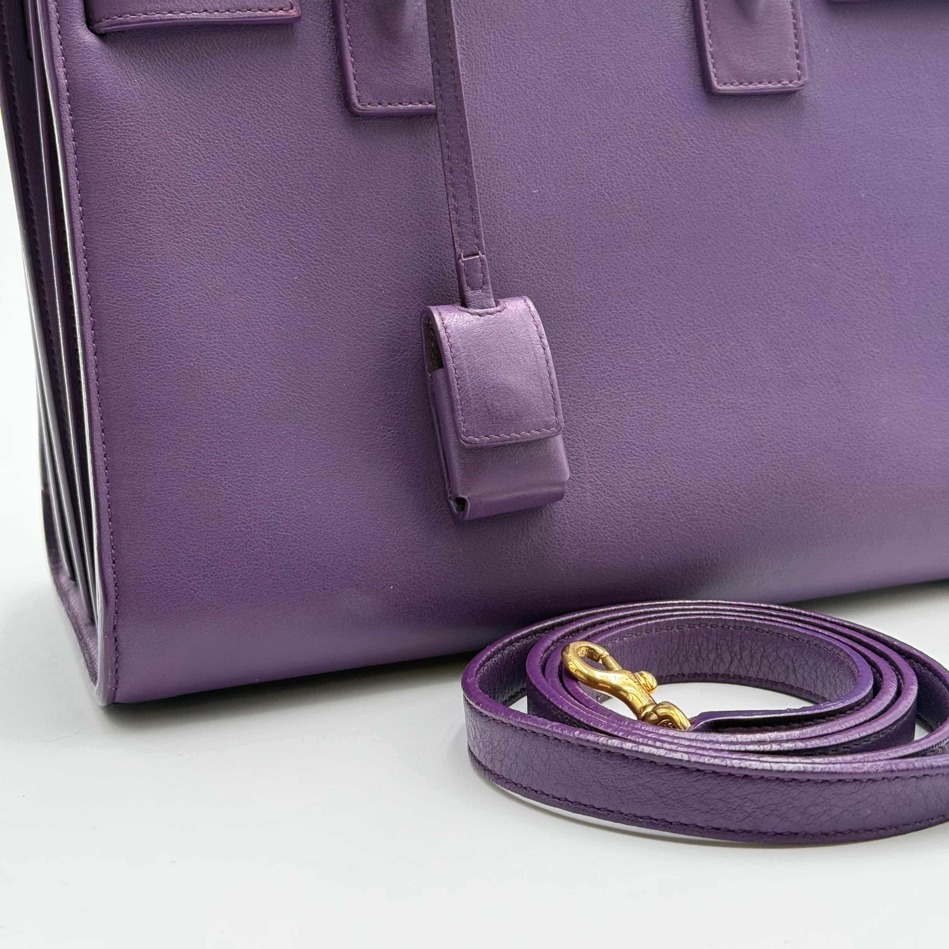 Saint Laurent Purple Sac De Jour Baby