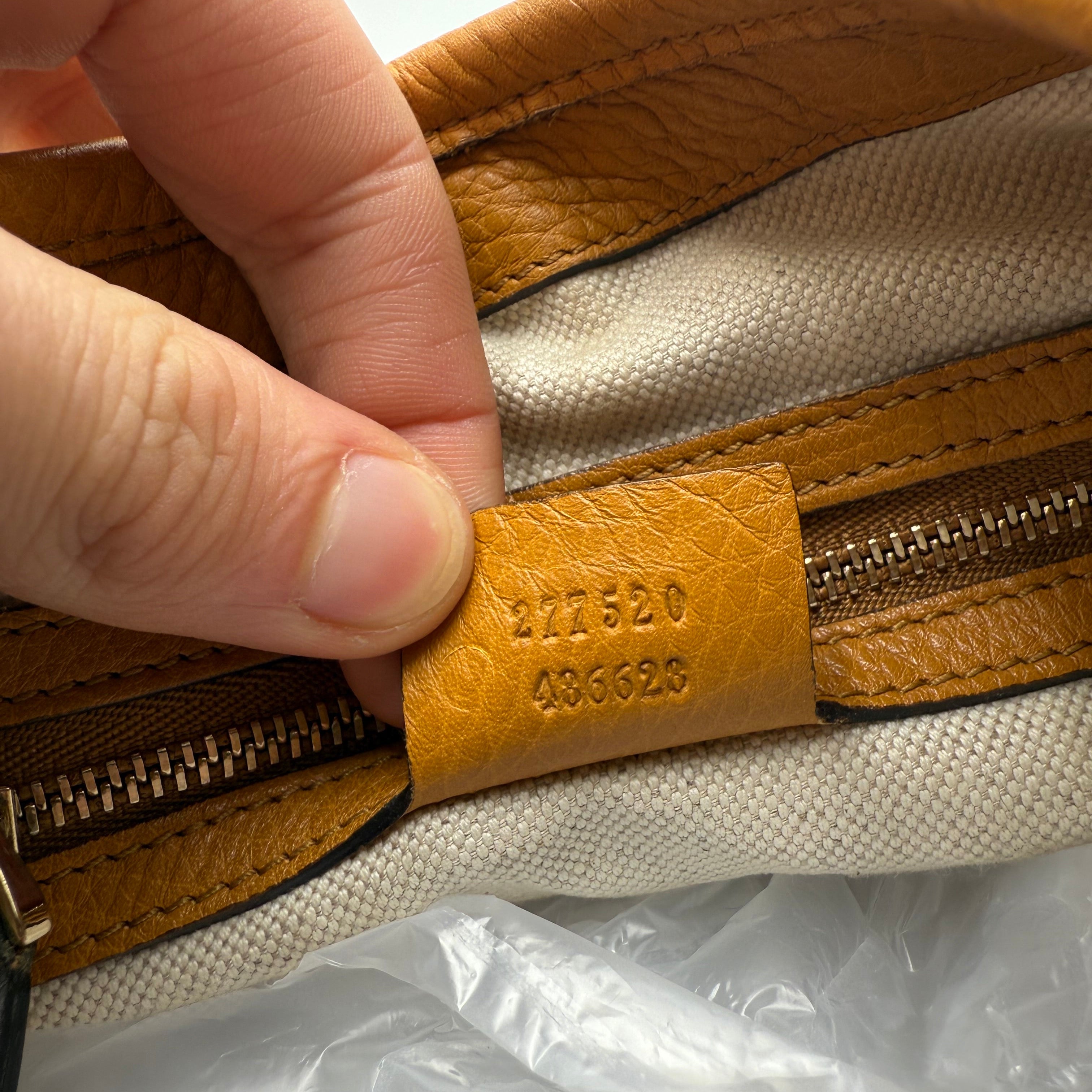 Gucci Yellow Olive GG Canvas Jackie 1961
