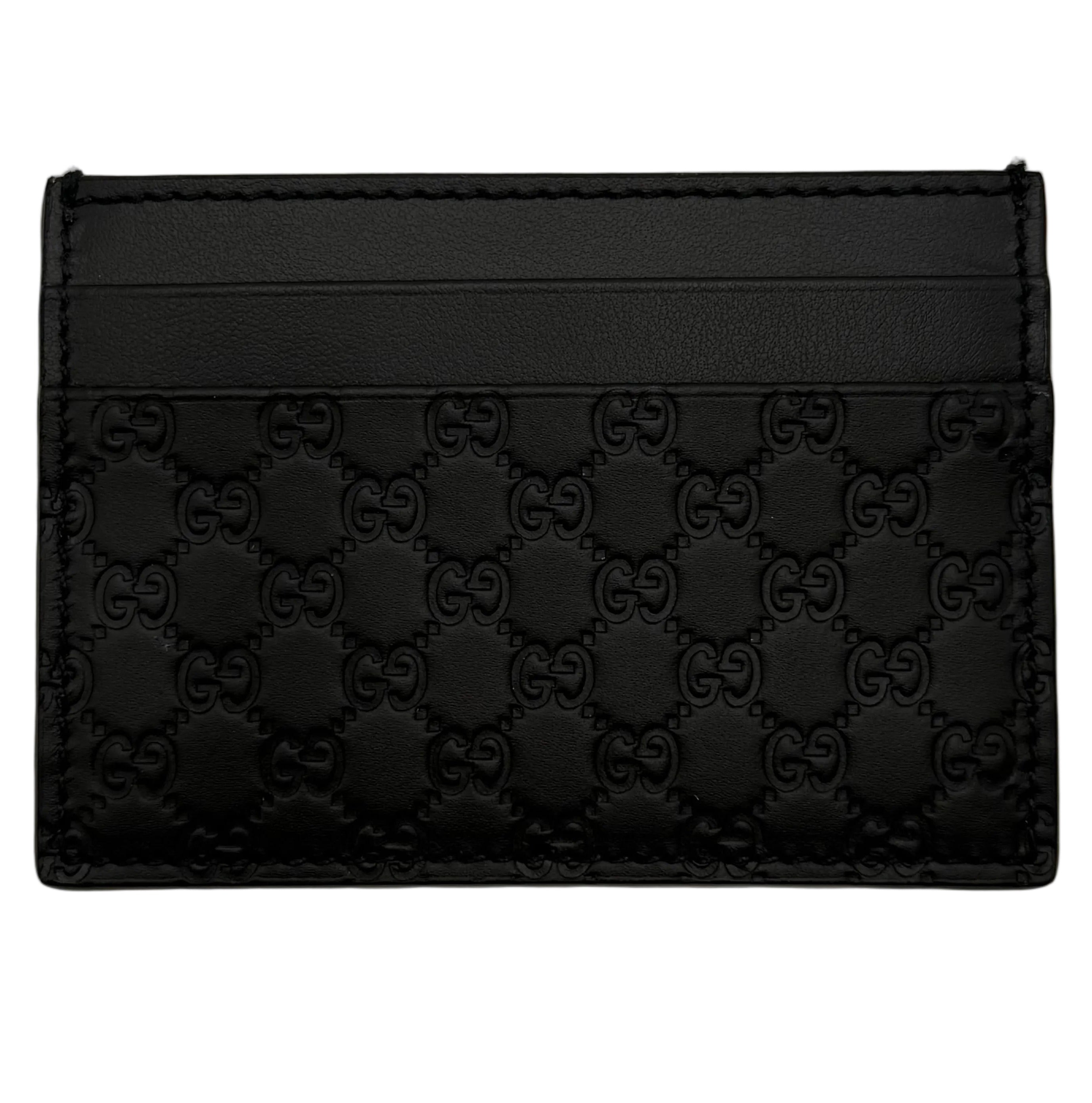 Gucci GG Emblem Black Cardholder