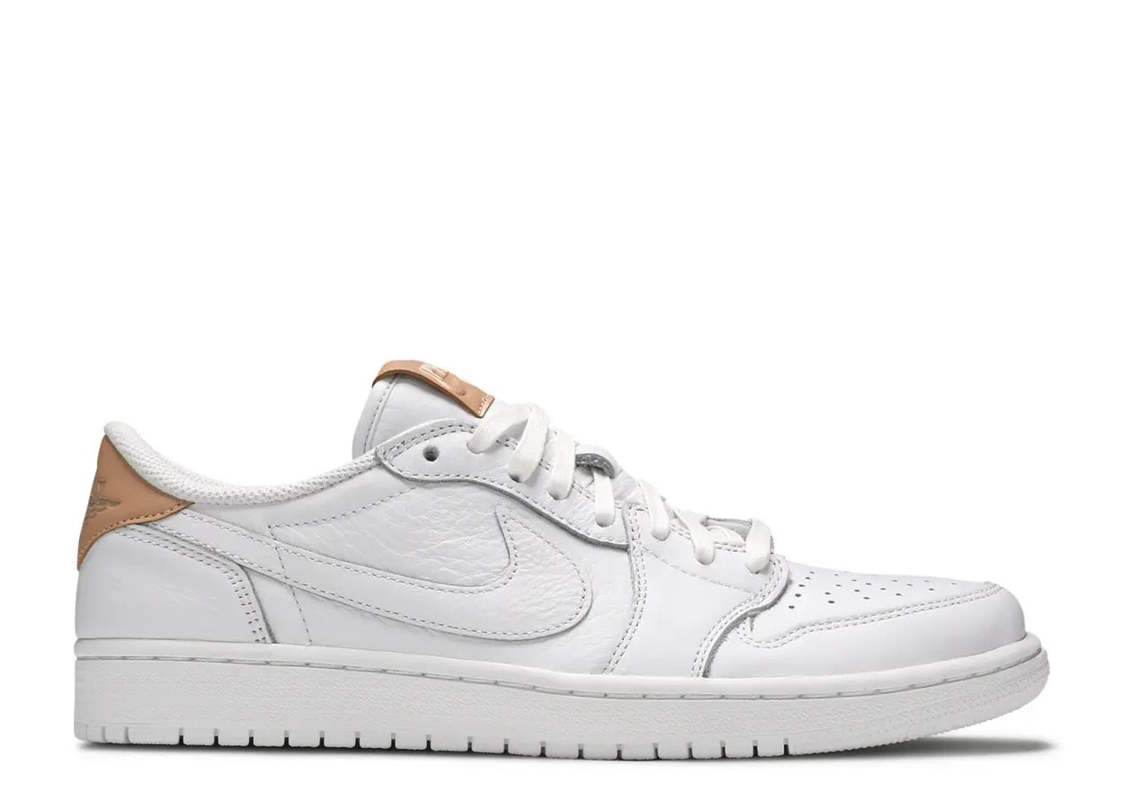 Air Jordan 1 Retro Low OG White Vachetta