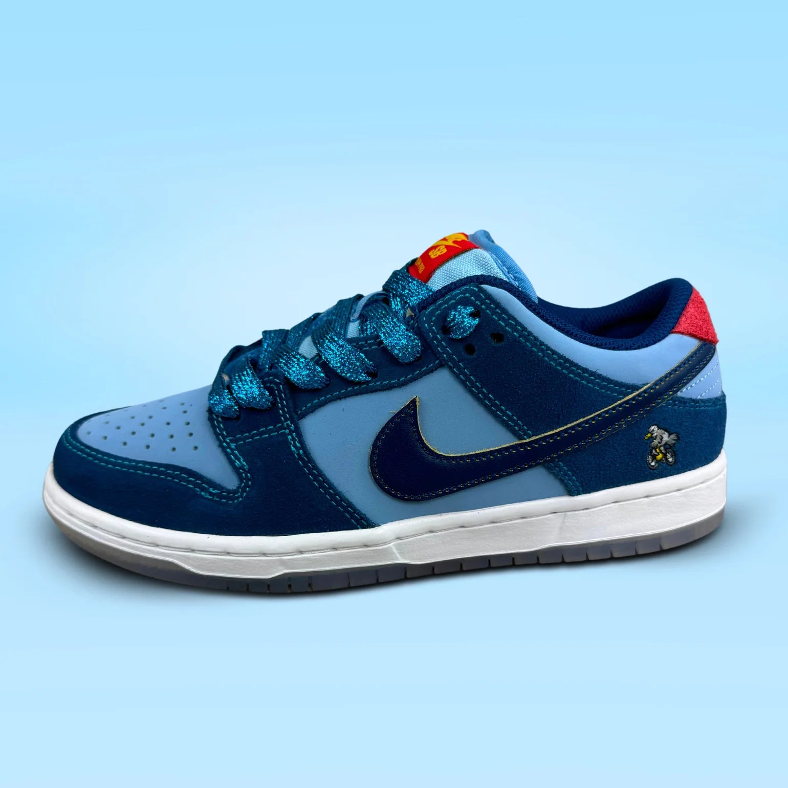 Lacet PAILLETTÉ BLEU CLAIRE
