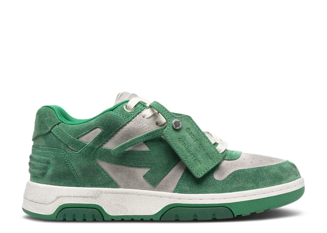 Off-White Out of Office Vintage Suede Green