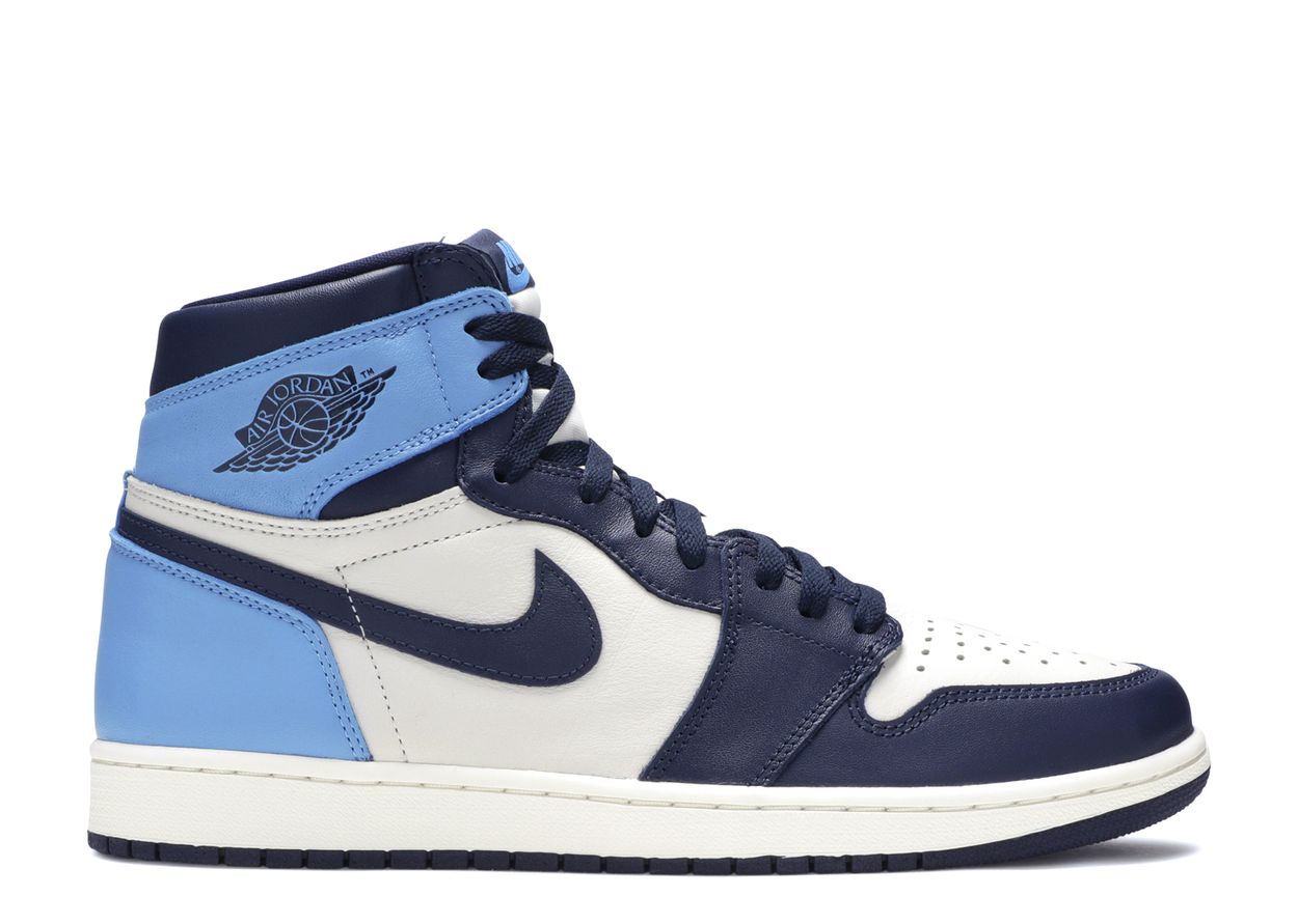 Air Jordan 1 Retro High OG Obsidian UNC