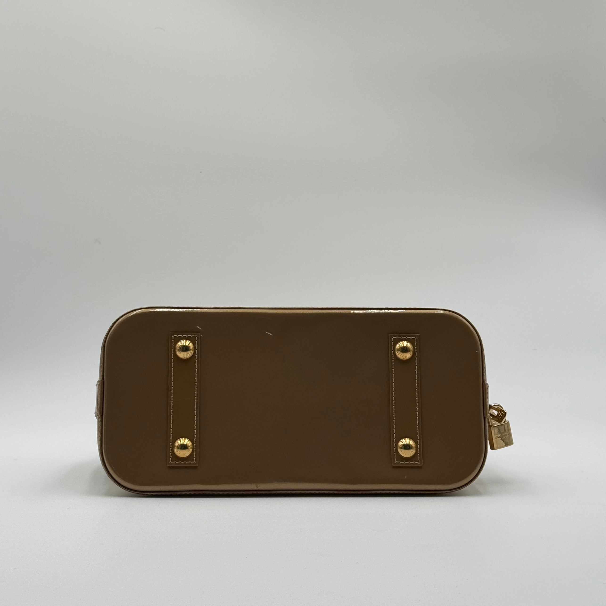 Louis Vuitton Gold Patent Leather Alma PM