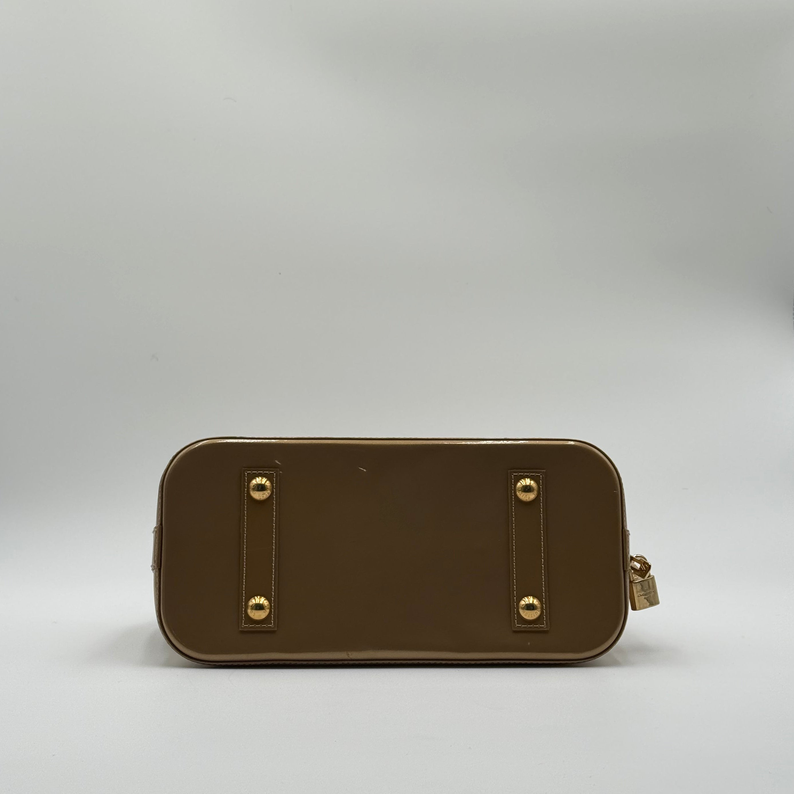 Louis Vuitton Gold Patent Leather Alma PM