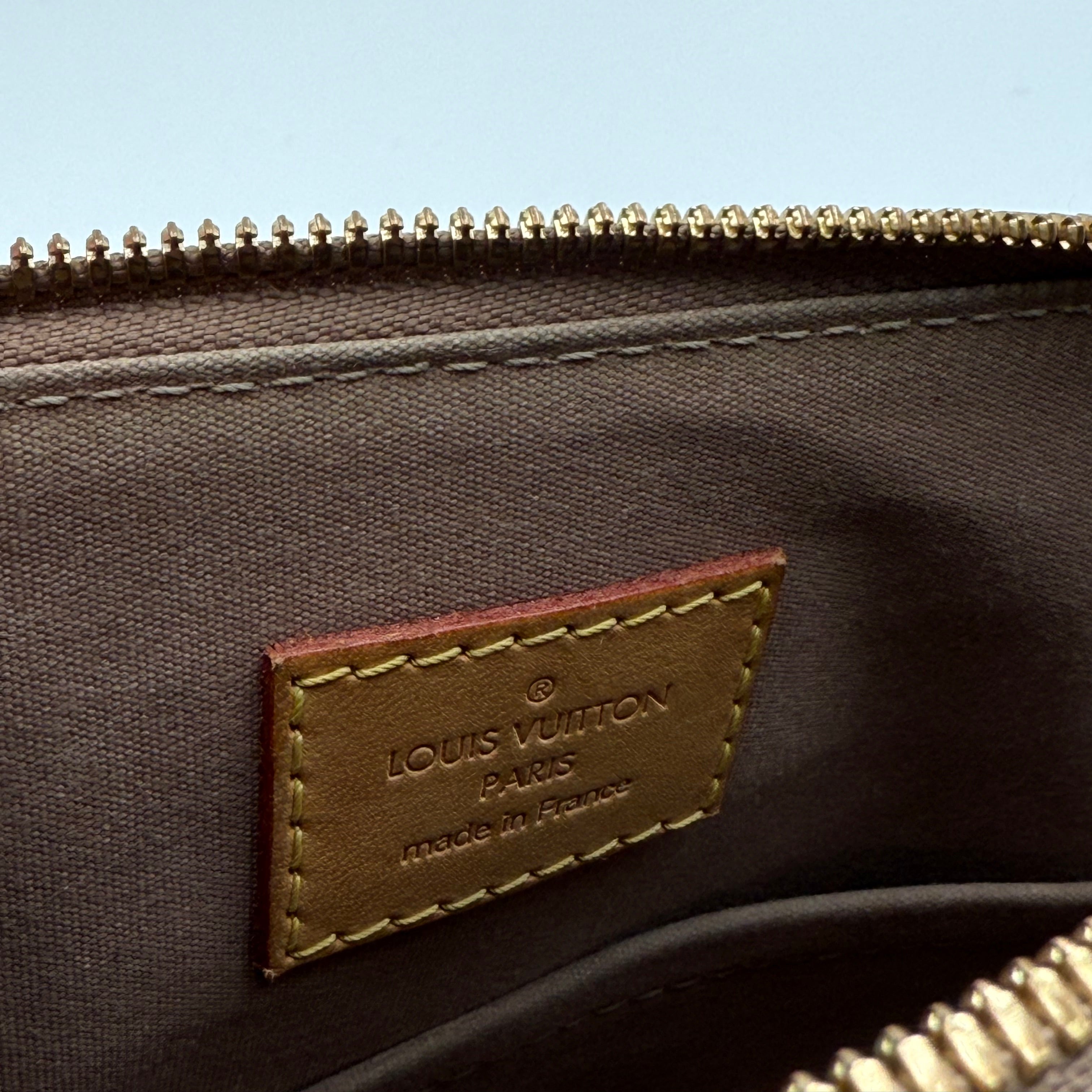 Louis Vuitton Gold Patent Leather Alma PM