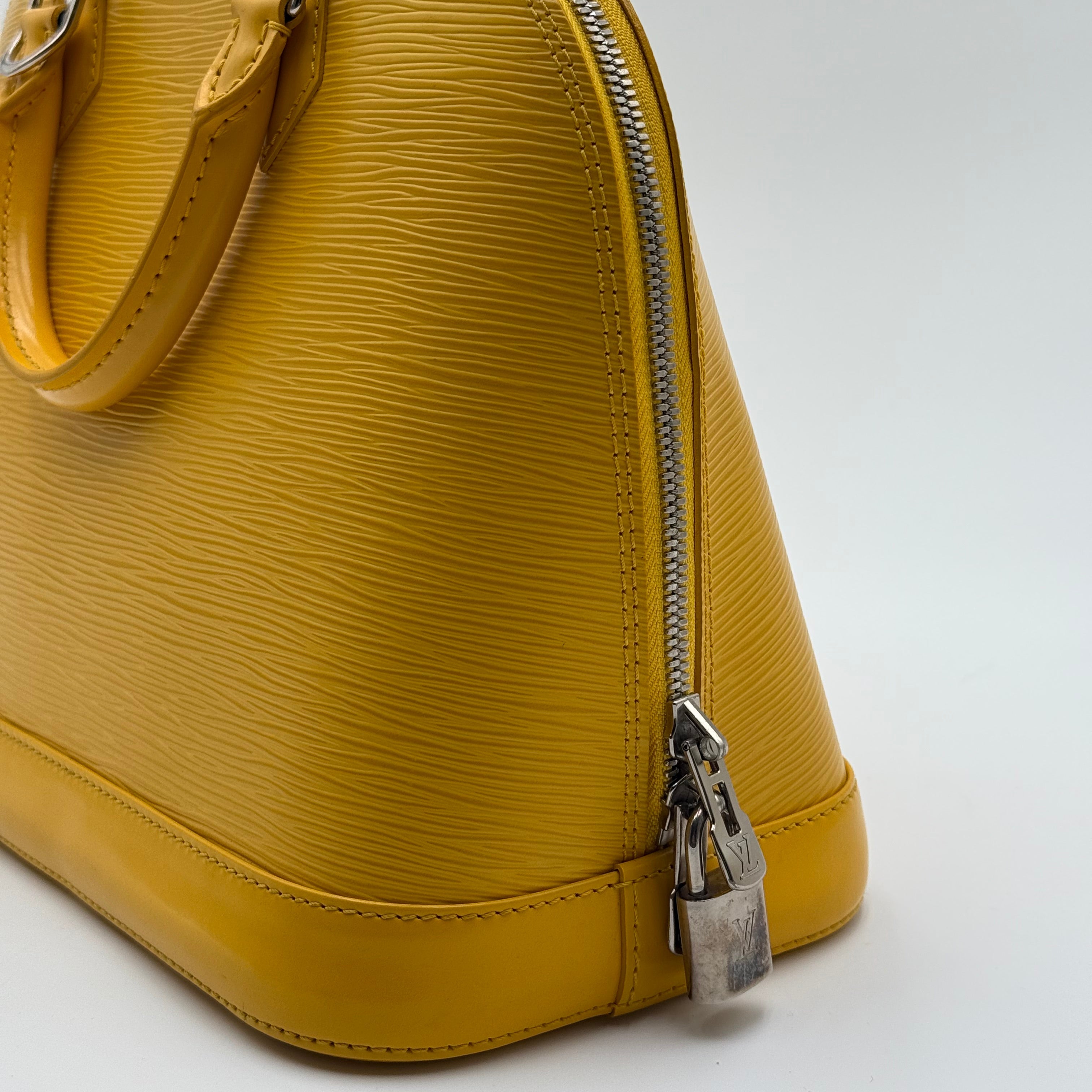 Louis Vuitton Yellow Epi Leather Alma PM