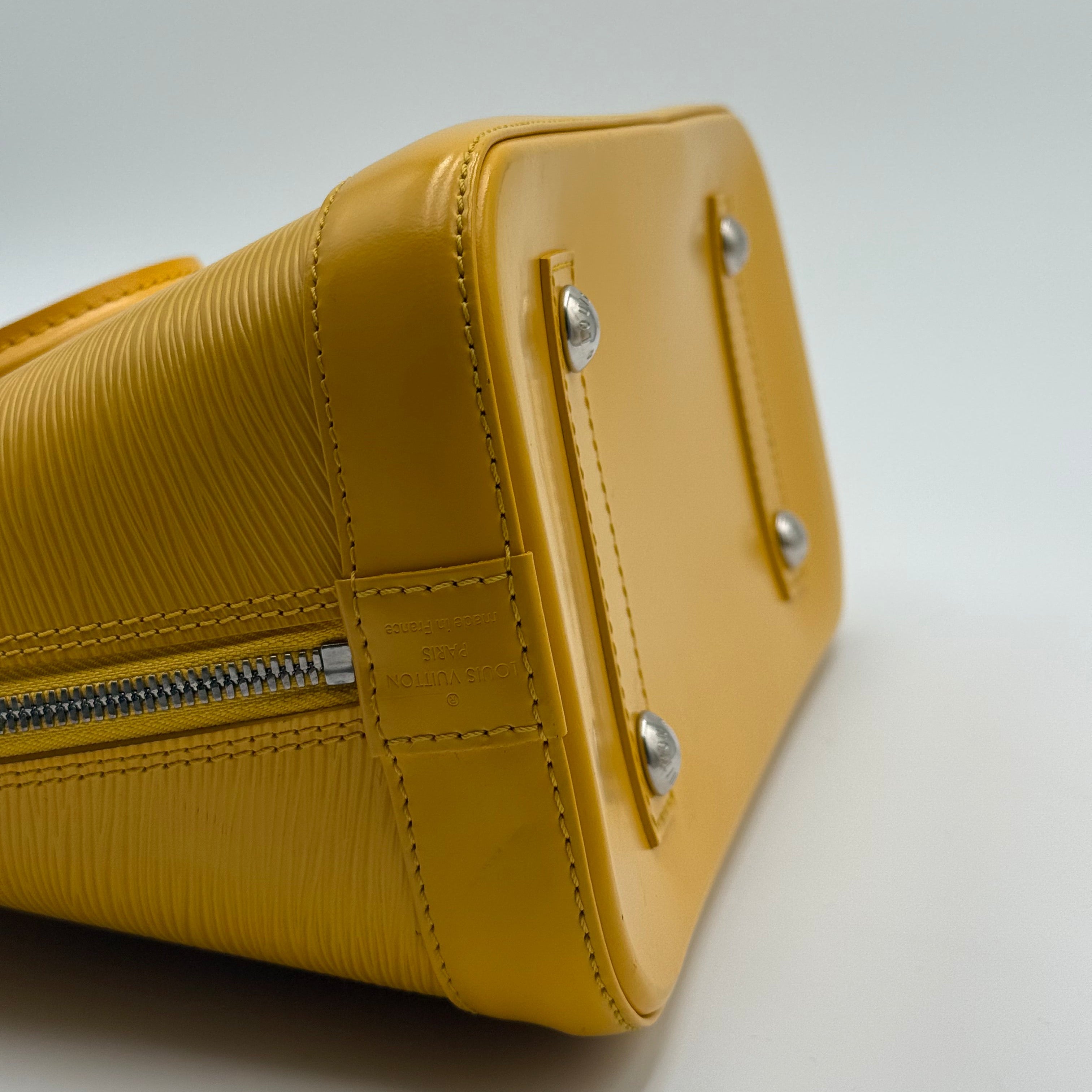 Louis Vuitton Yellow Epi Leather Alma PM