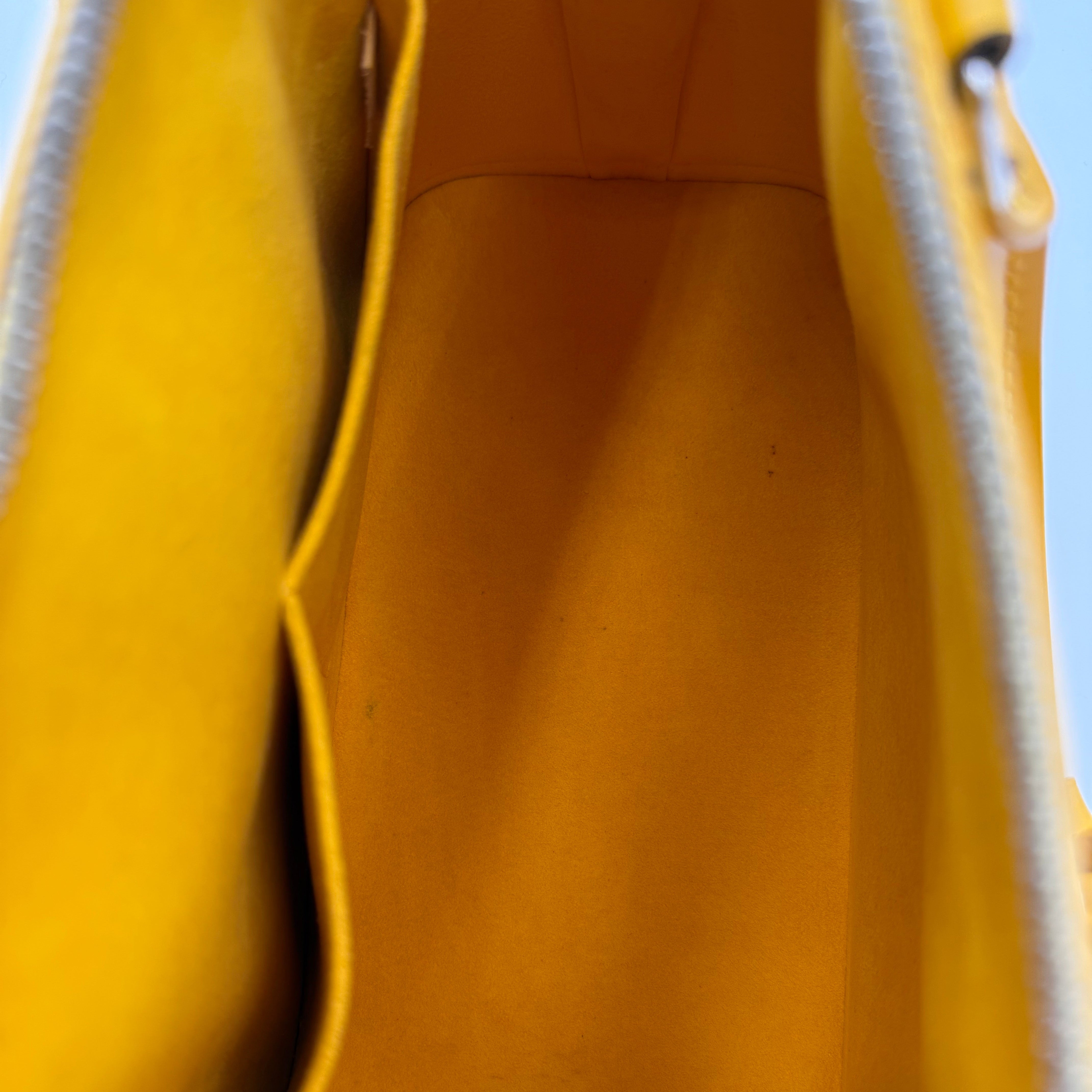Louis Vuitton Yellow Epi Leather Alma PM