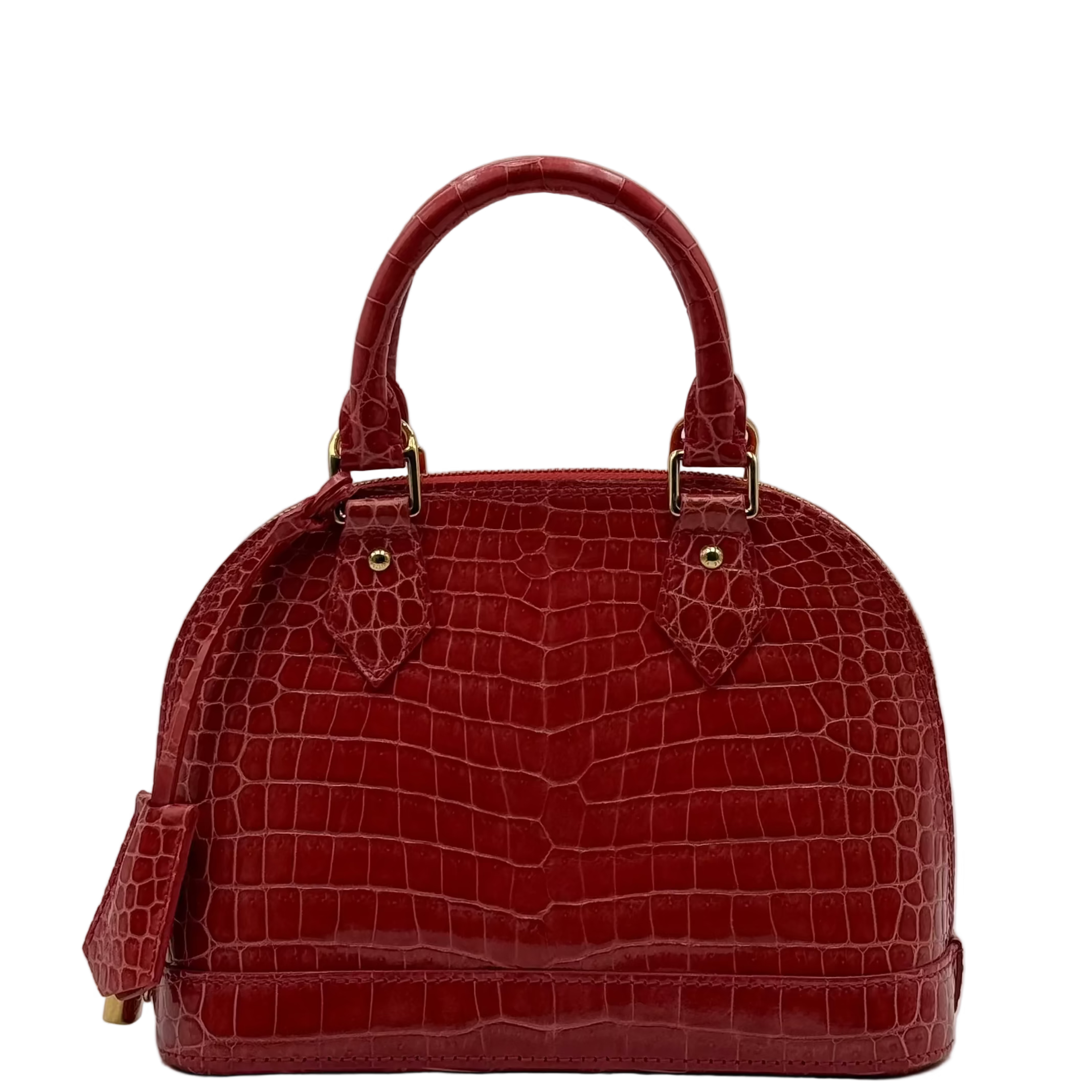 Louis Vuitton Light Pink Crocodile Alma BB
