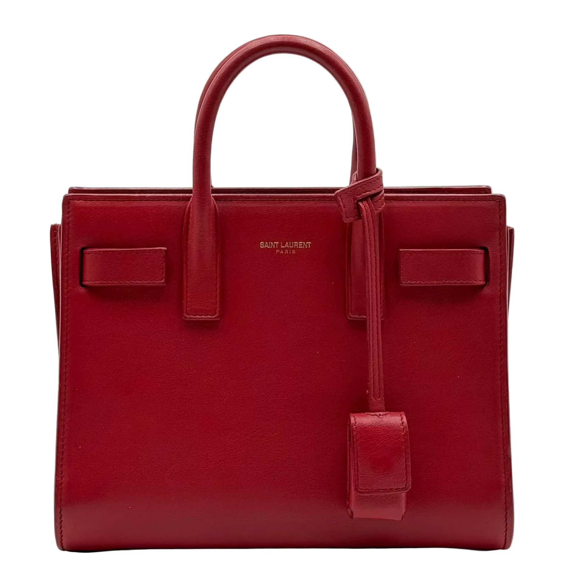 Saint Laurent Red Sac De Jour Nano