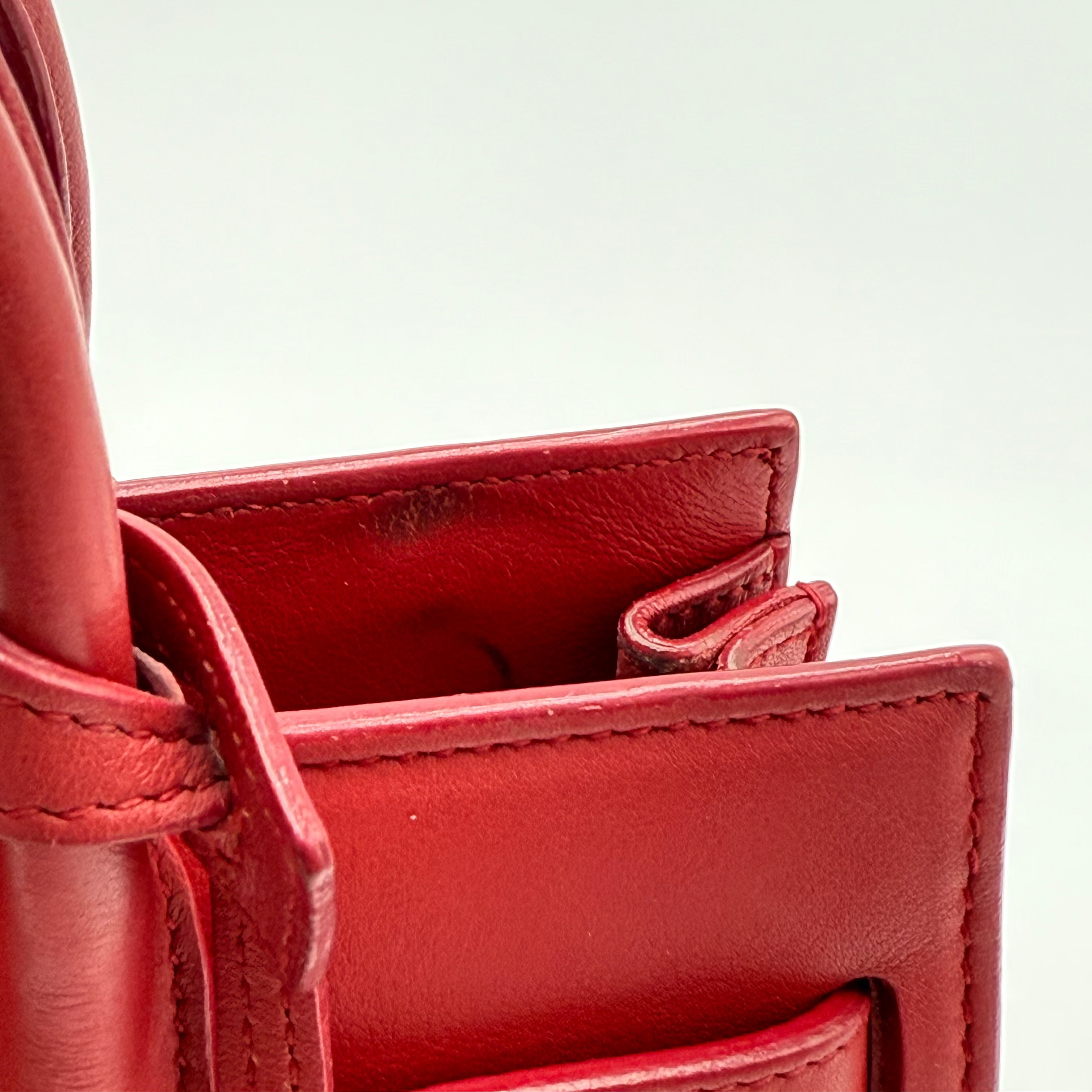 Saint Laurent Red Sac De Jour Nano
