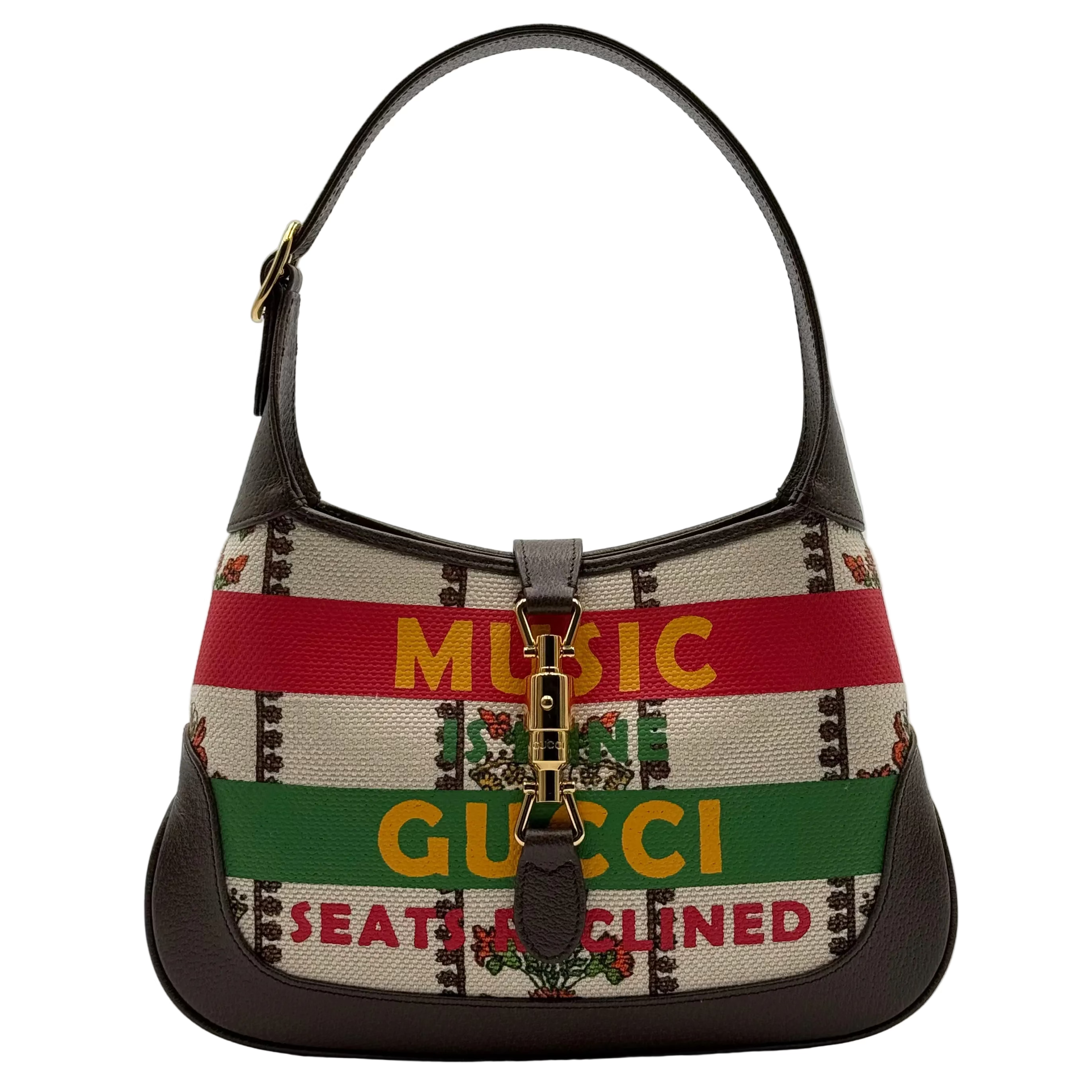 Gucci Brown Multicolore Small Centennial Jackie 1961