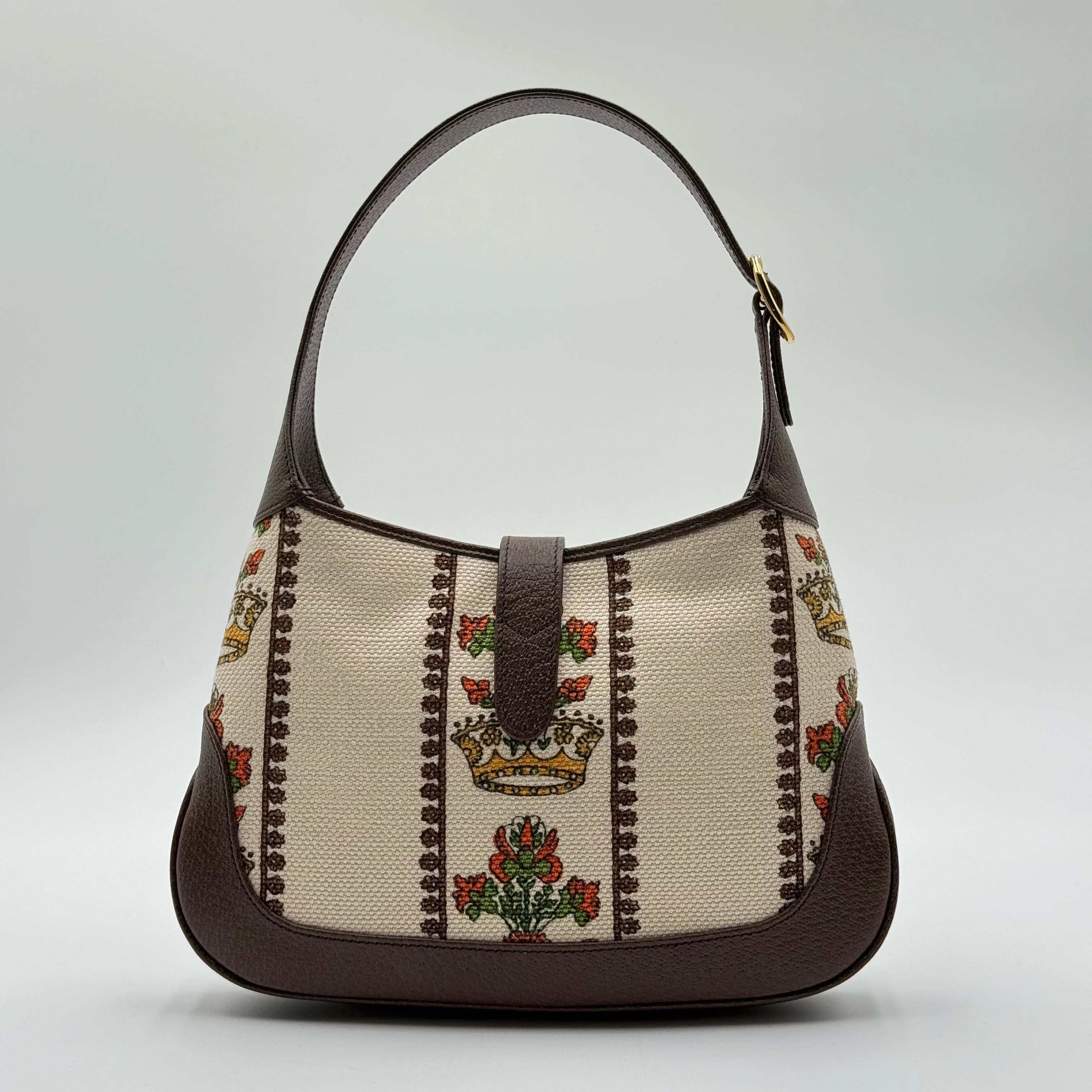 Gucci Brown Multicolore Small Centennial Jackie 1961