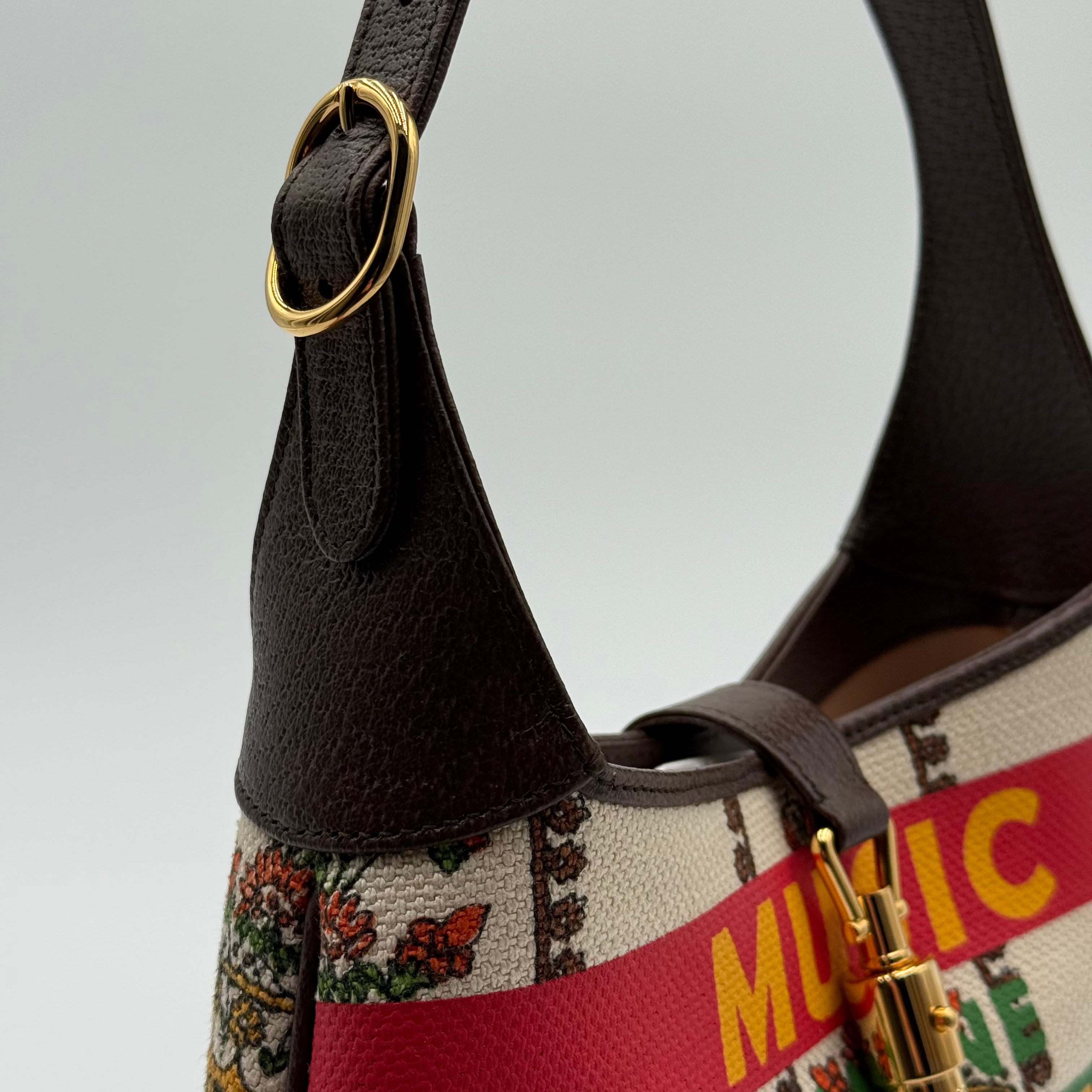 Gucci Brown Multicolore Small Centennial Jackie 1961