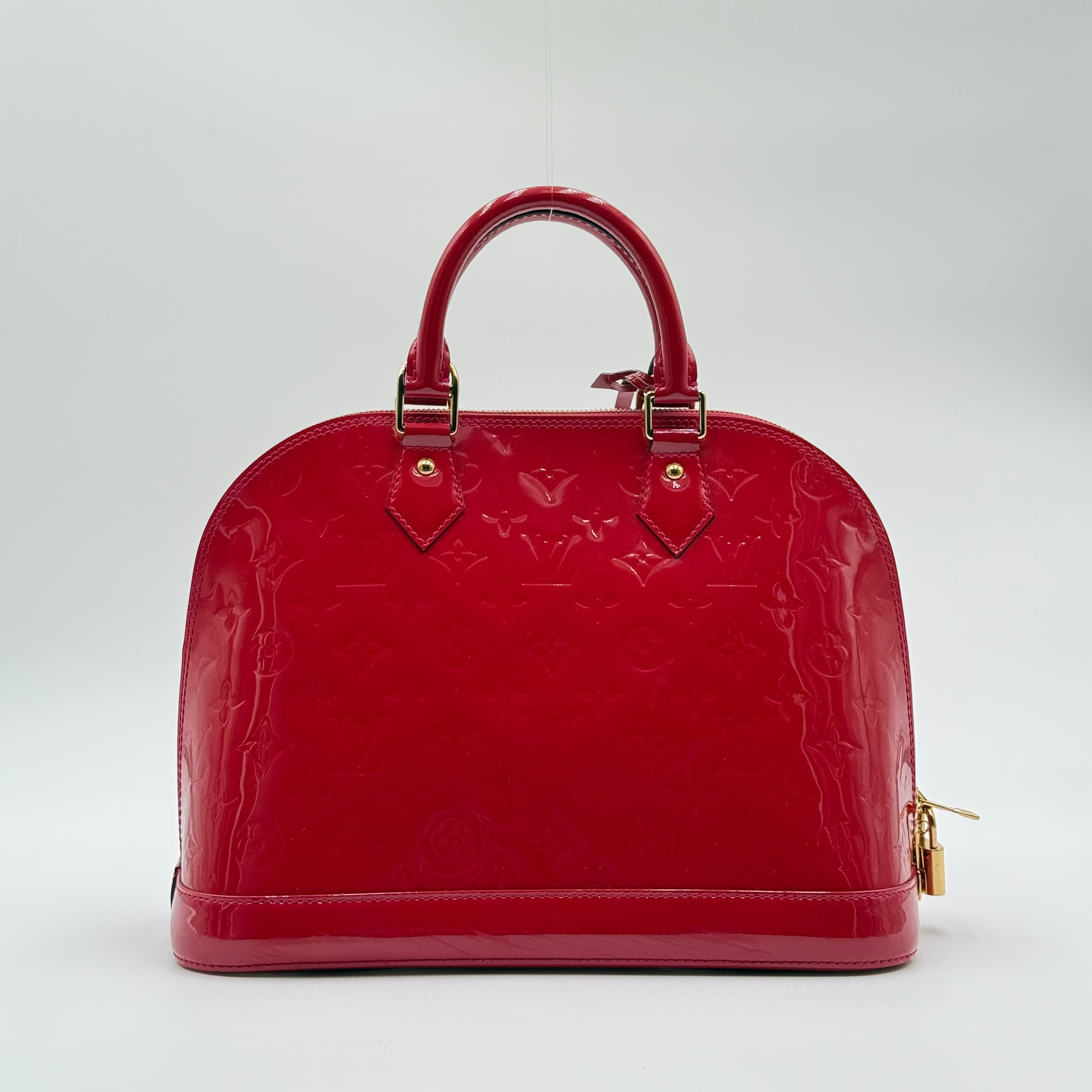 Louis Vuitton Red Patent Leather Alma PM