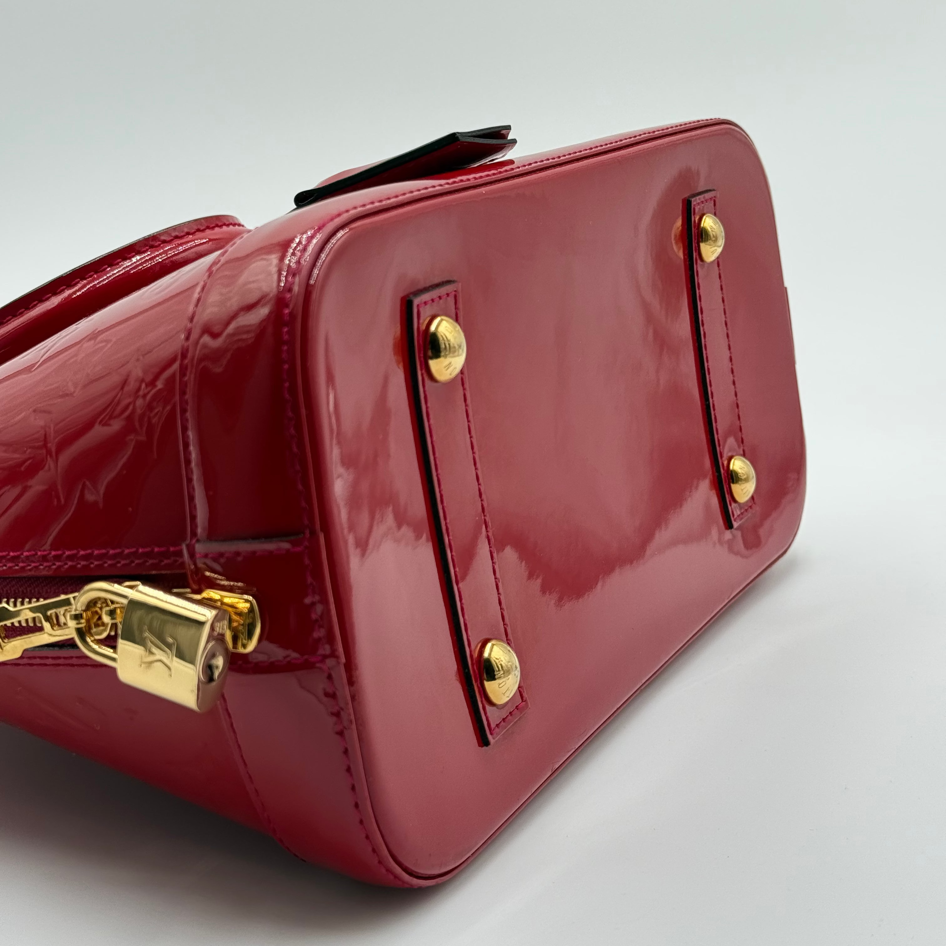 Louis Vuitton Red Patent Leather Alma PM