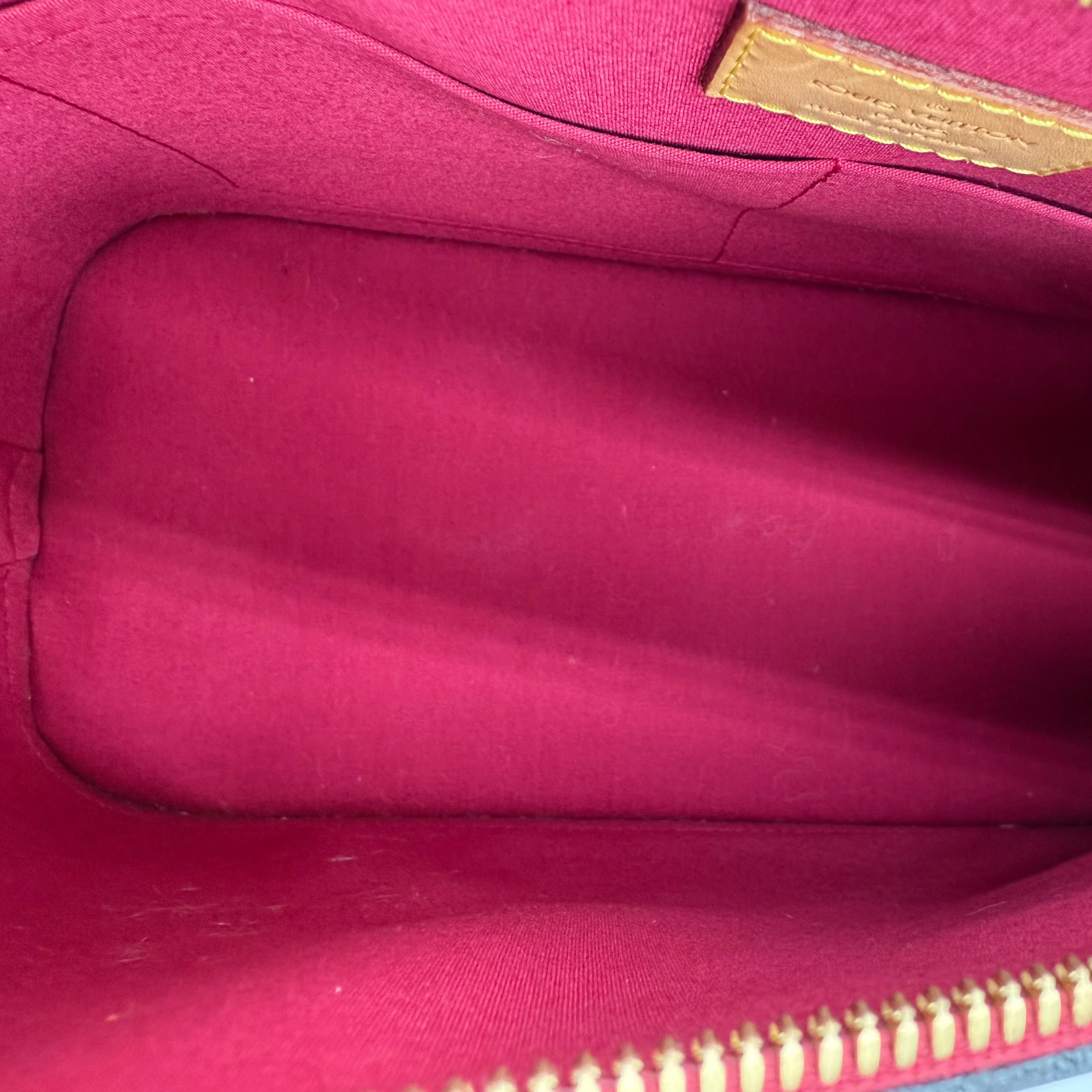 Louis Vuitton Red Patent Leather Alma PM