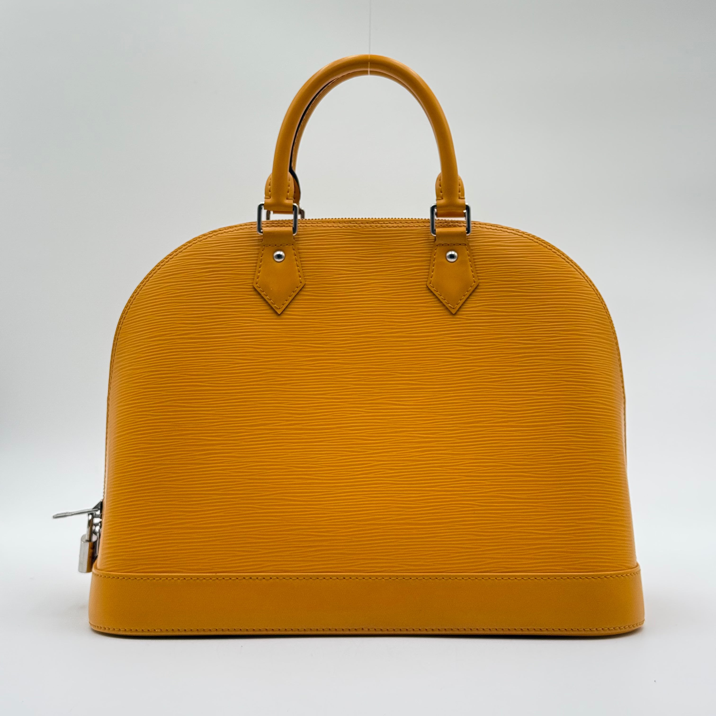 Louis Vuitton Yellow Epi Leather Alma MM