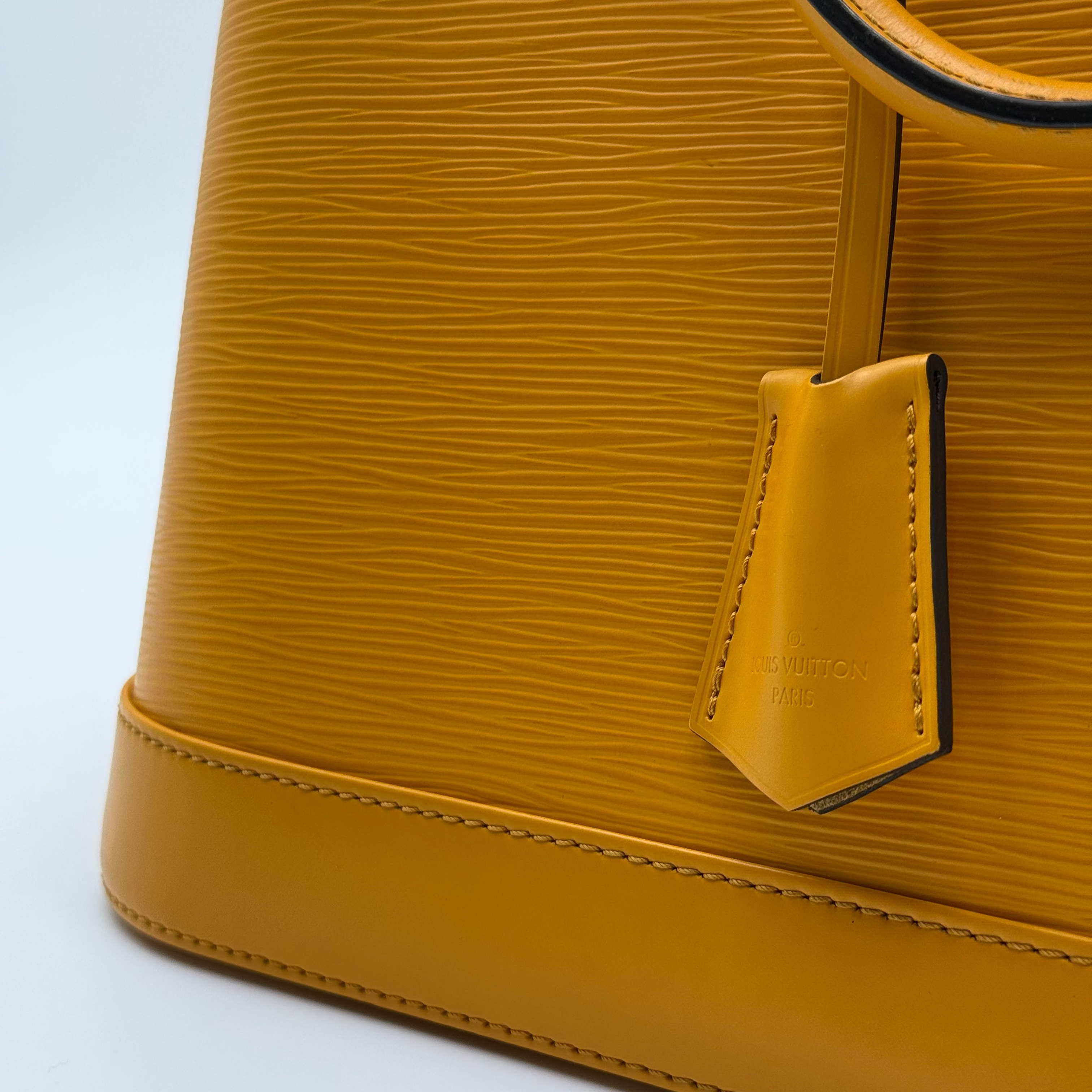 Louis Vuitton Yellow Epi Leather Alma MM