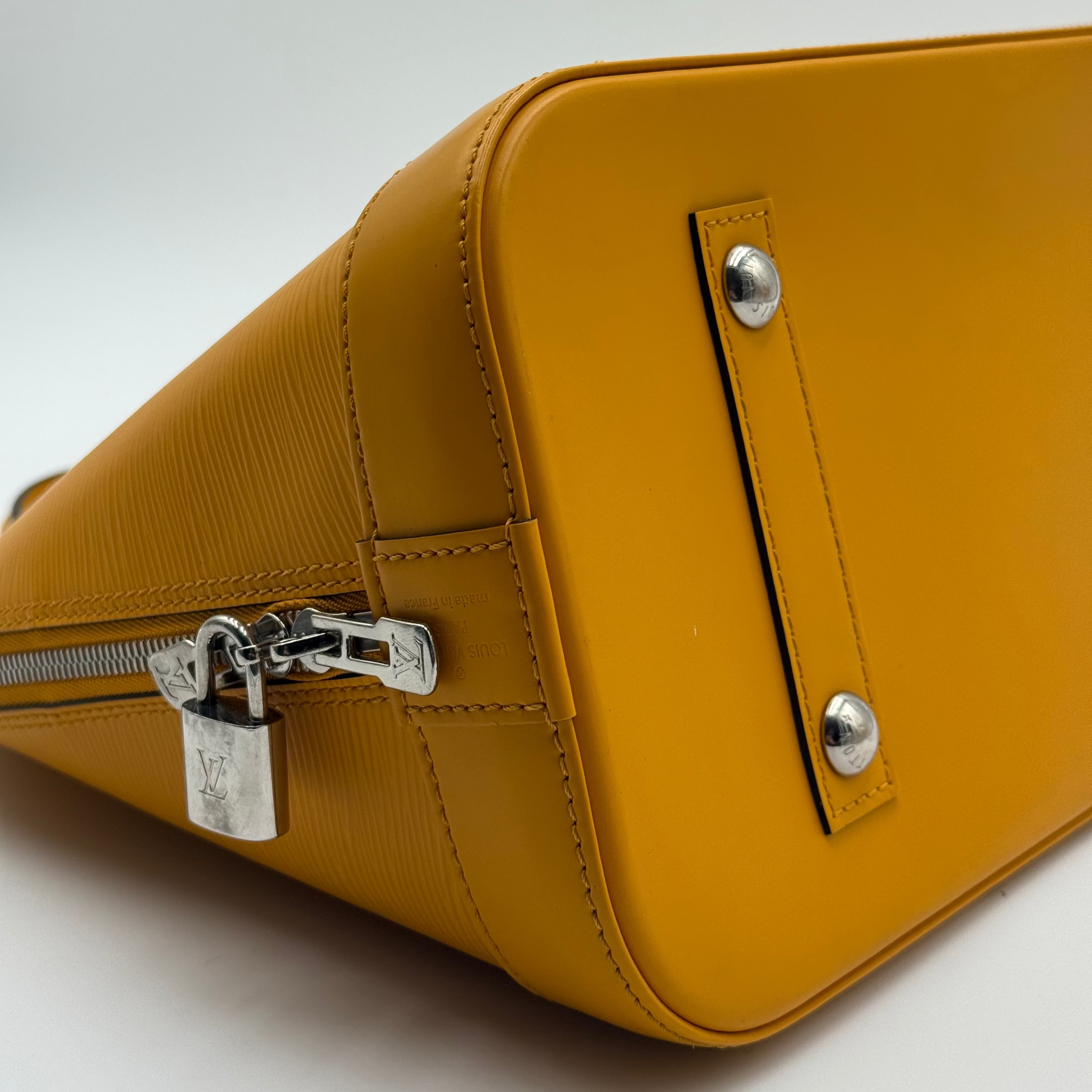 Louis Vuitton Yellow Epi Leather Alma MM