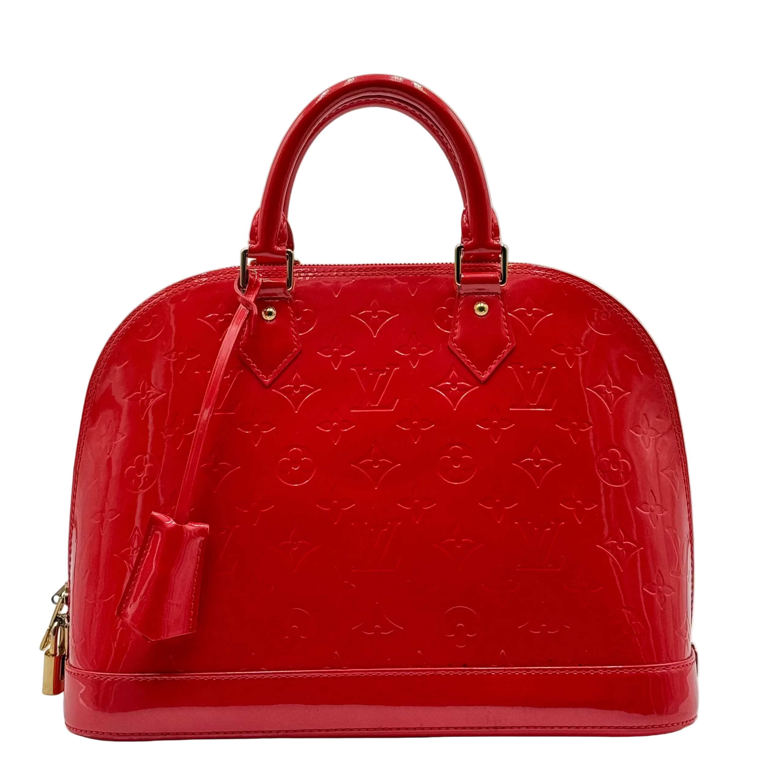 Louis Vuitton Sunset Orange Patent Leather Alma PM