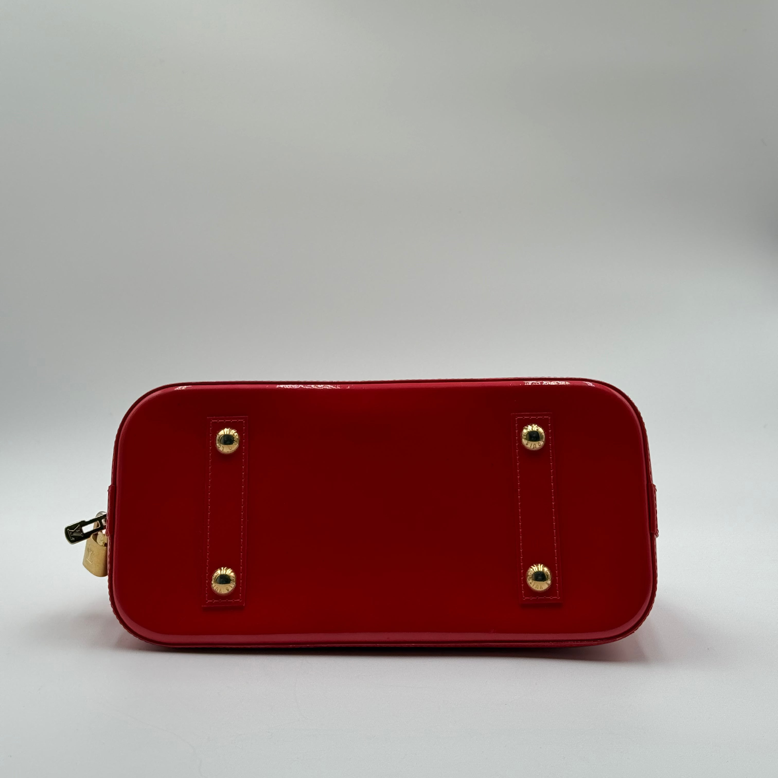 Louis Vuitton Sunset Orange Patent Leather Alma PM
