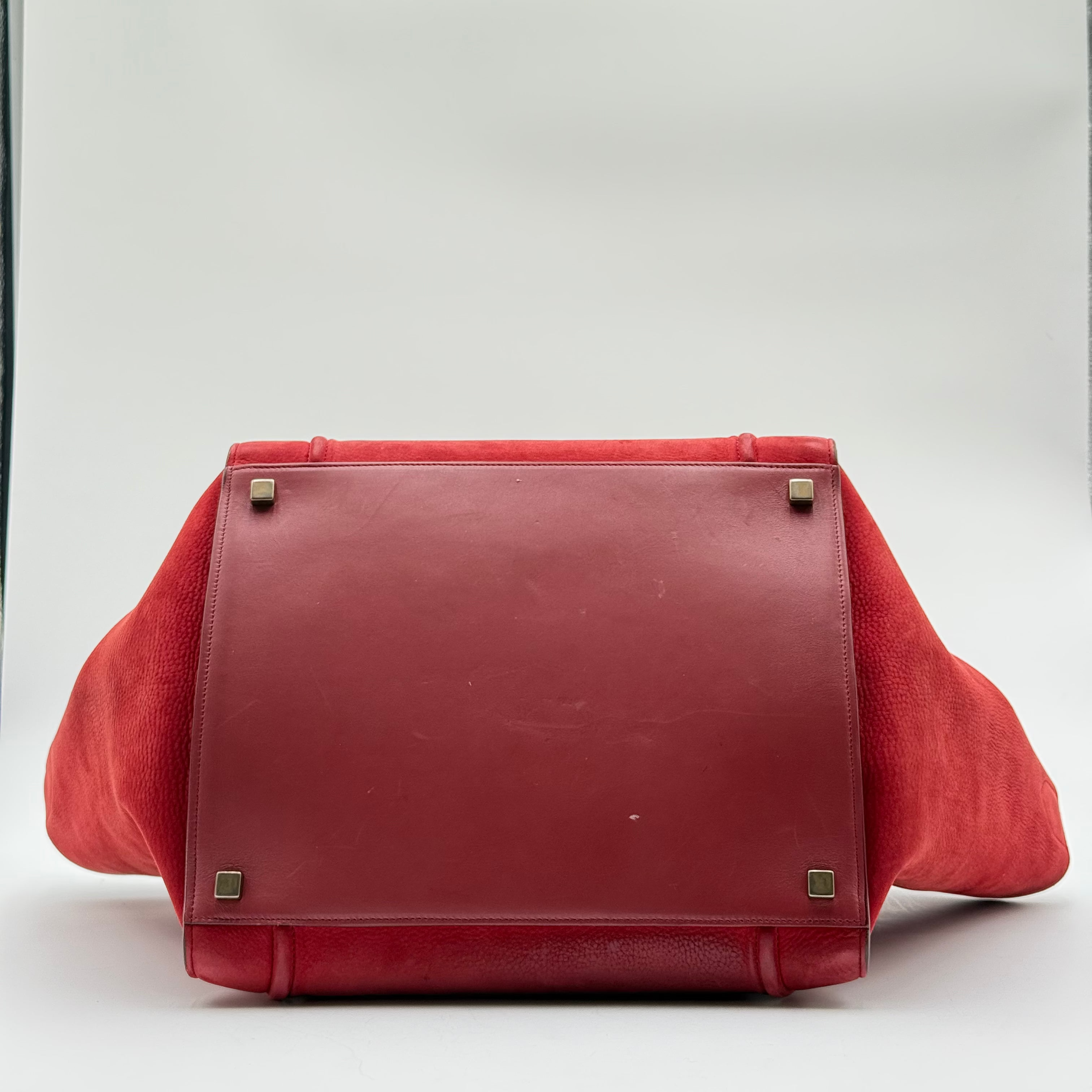 Celine Brick Suede Calfskin Phantom Luggage