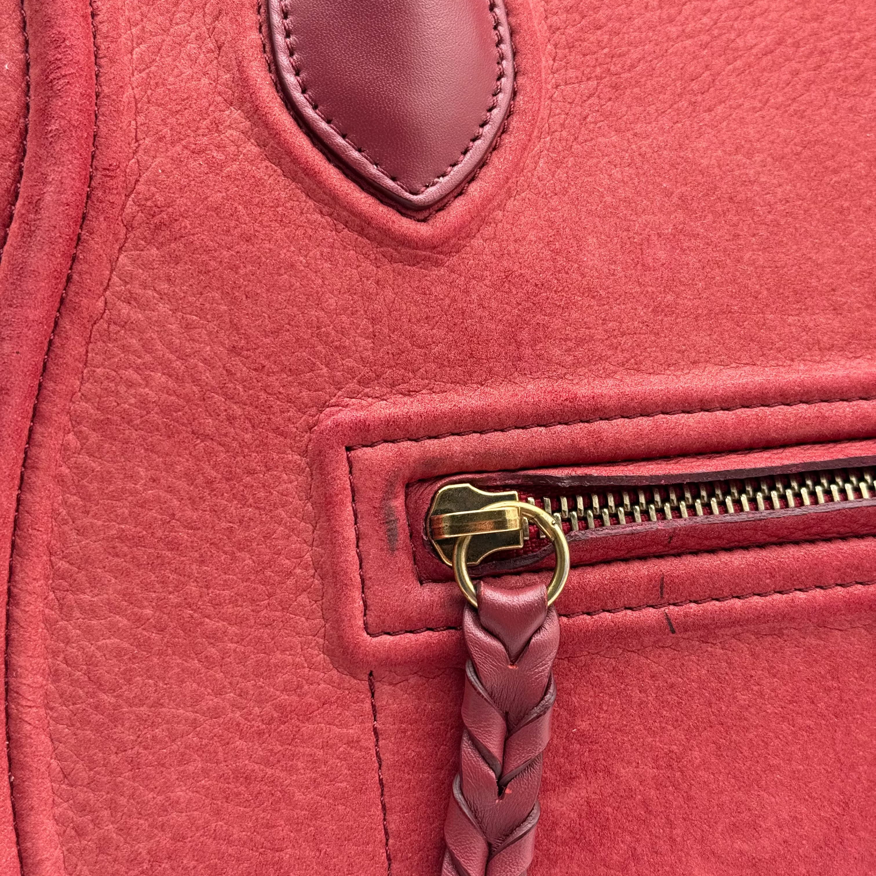Celine Brick Suede Calfskin Phantom Luggage