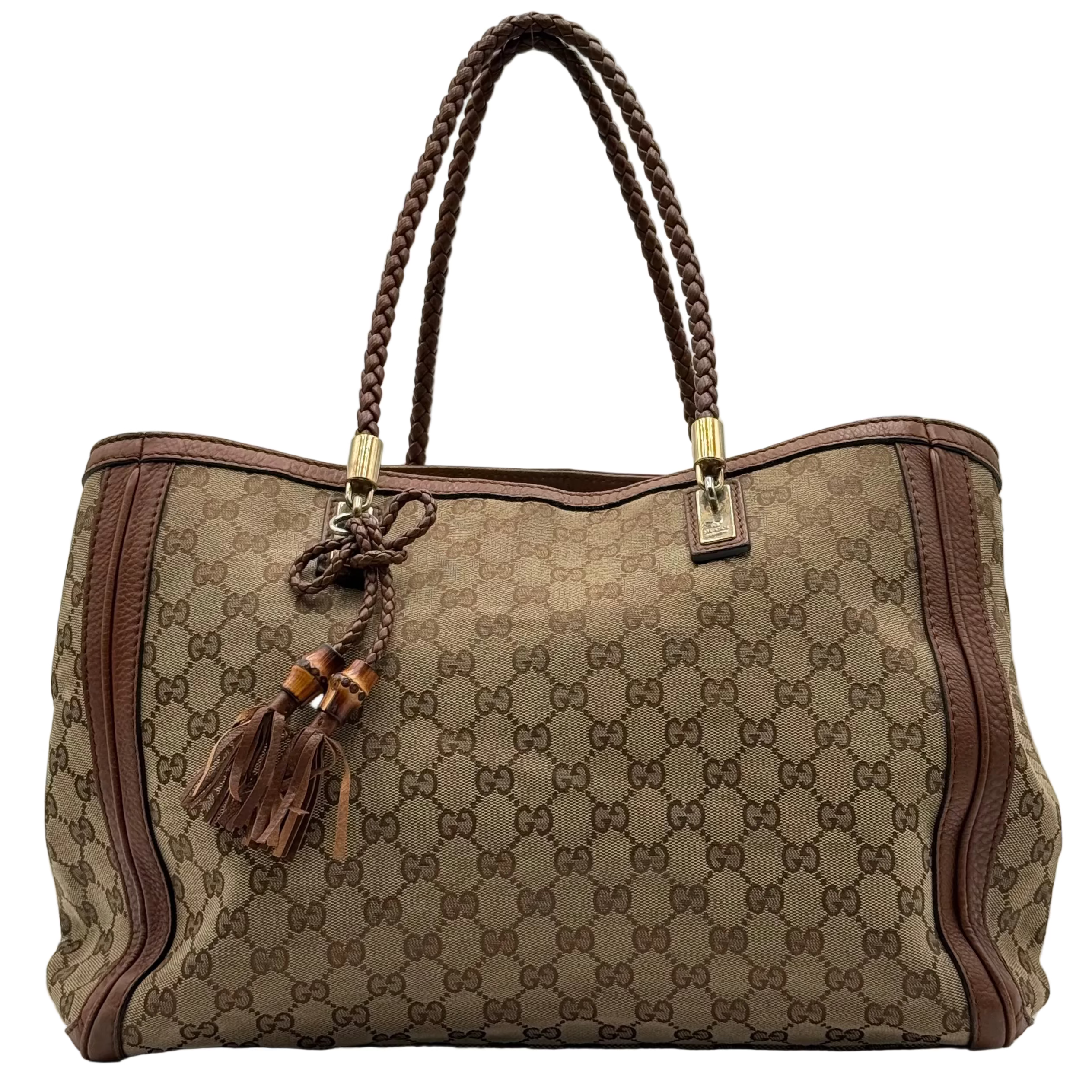 Gucci GG Canvas Brown Bella