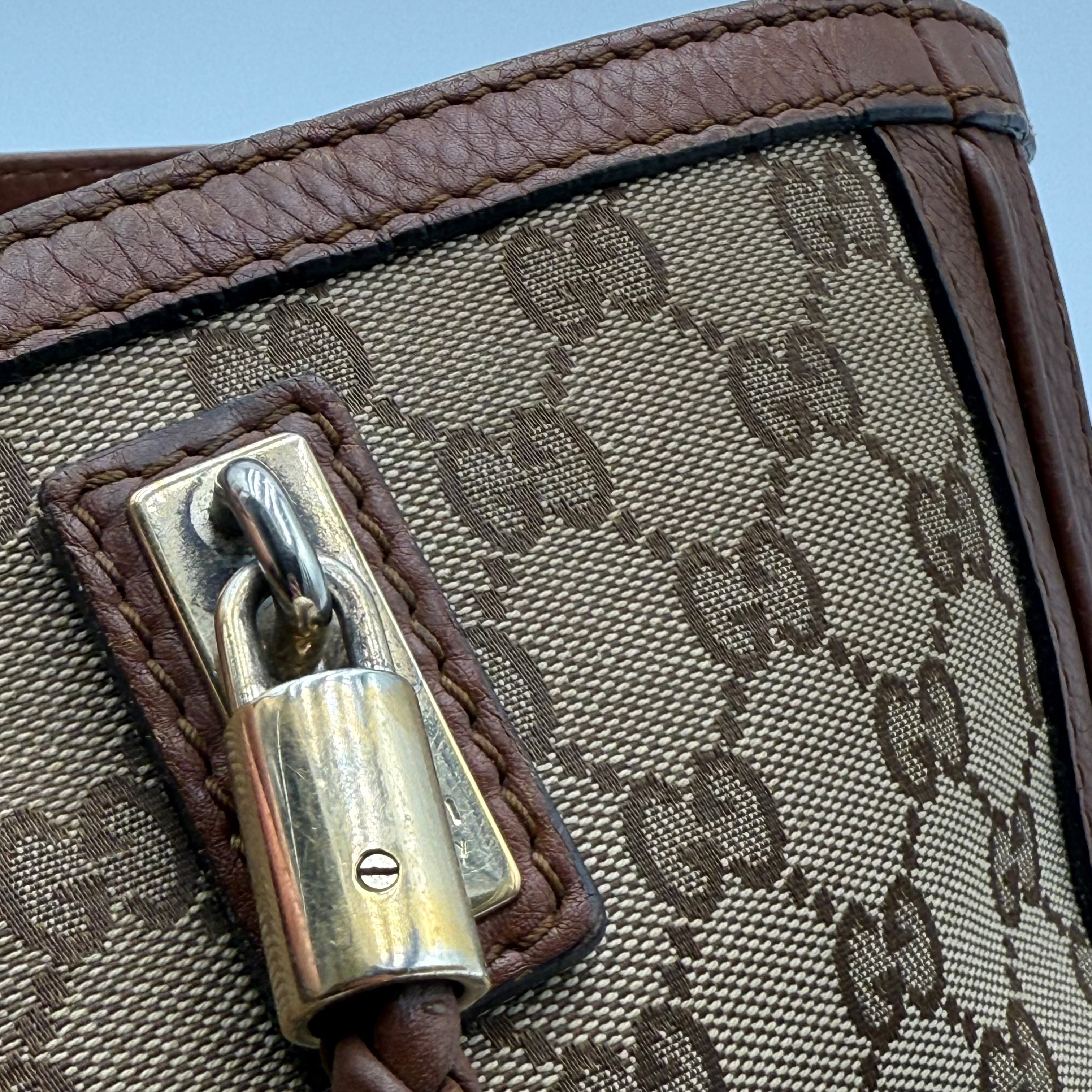 Gucci GG Canvas Brown Bella