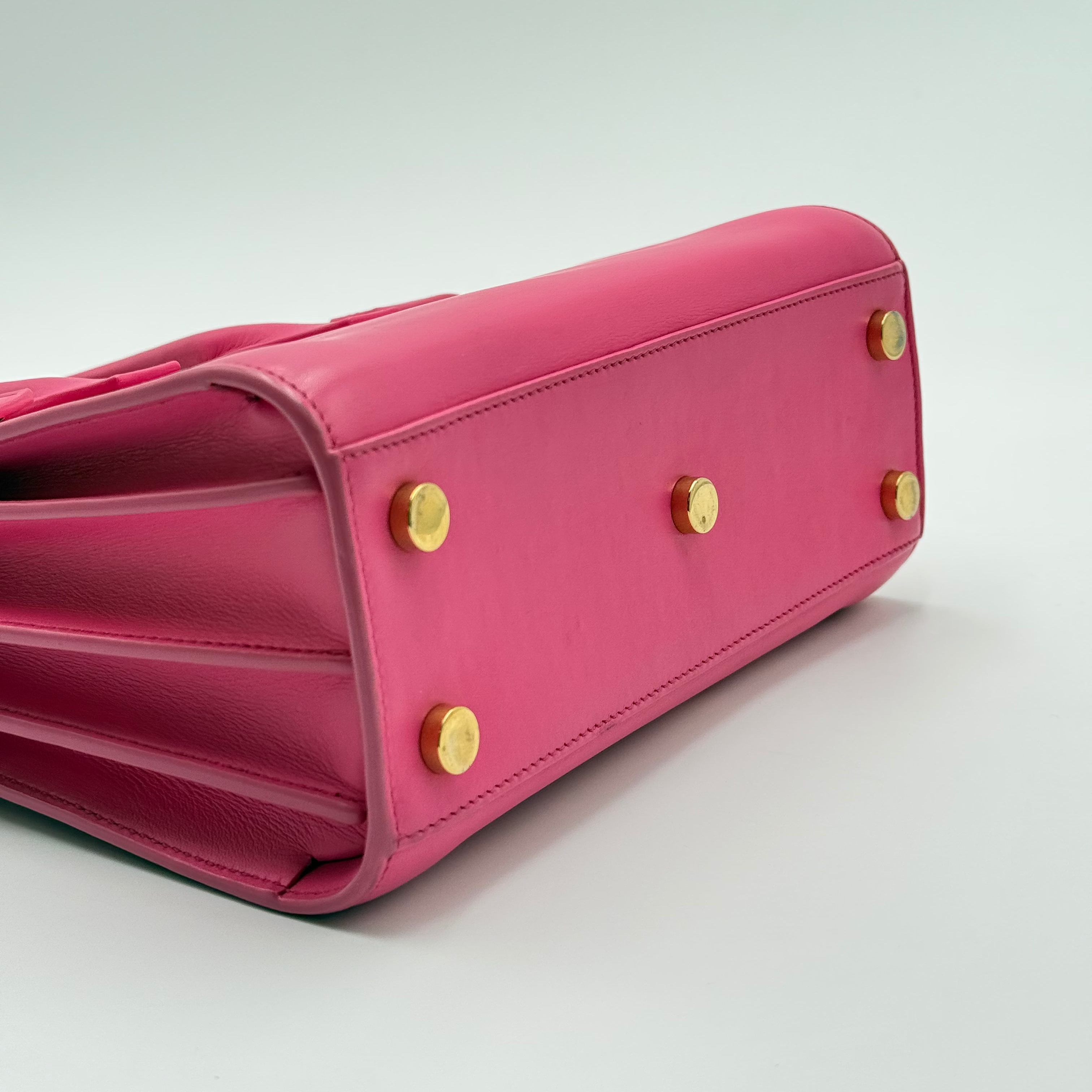 Saint Laurent Fuchsia Sac De Jour Nano