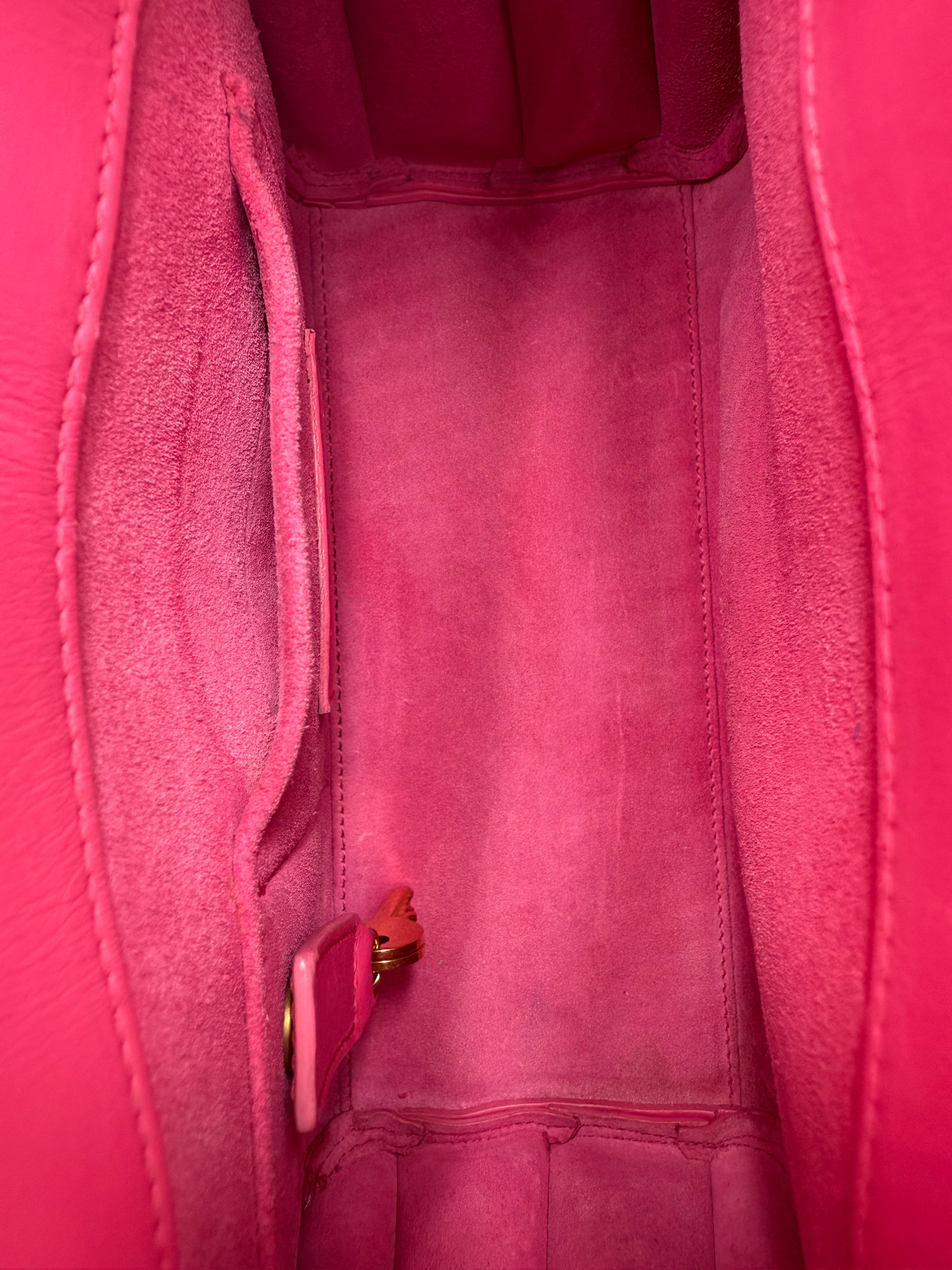 Saint Laurent Fuchsia Sac De Jour Nano