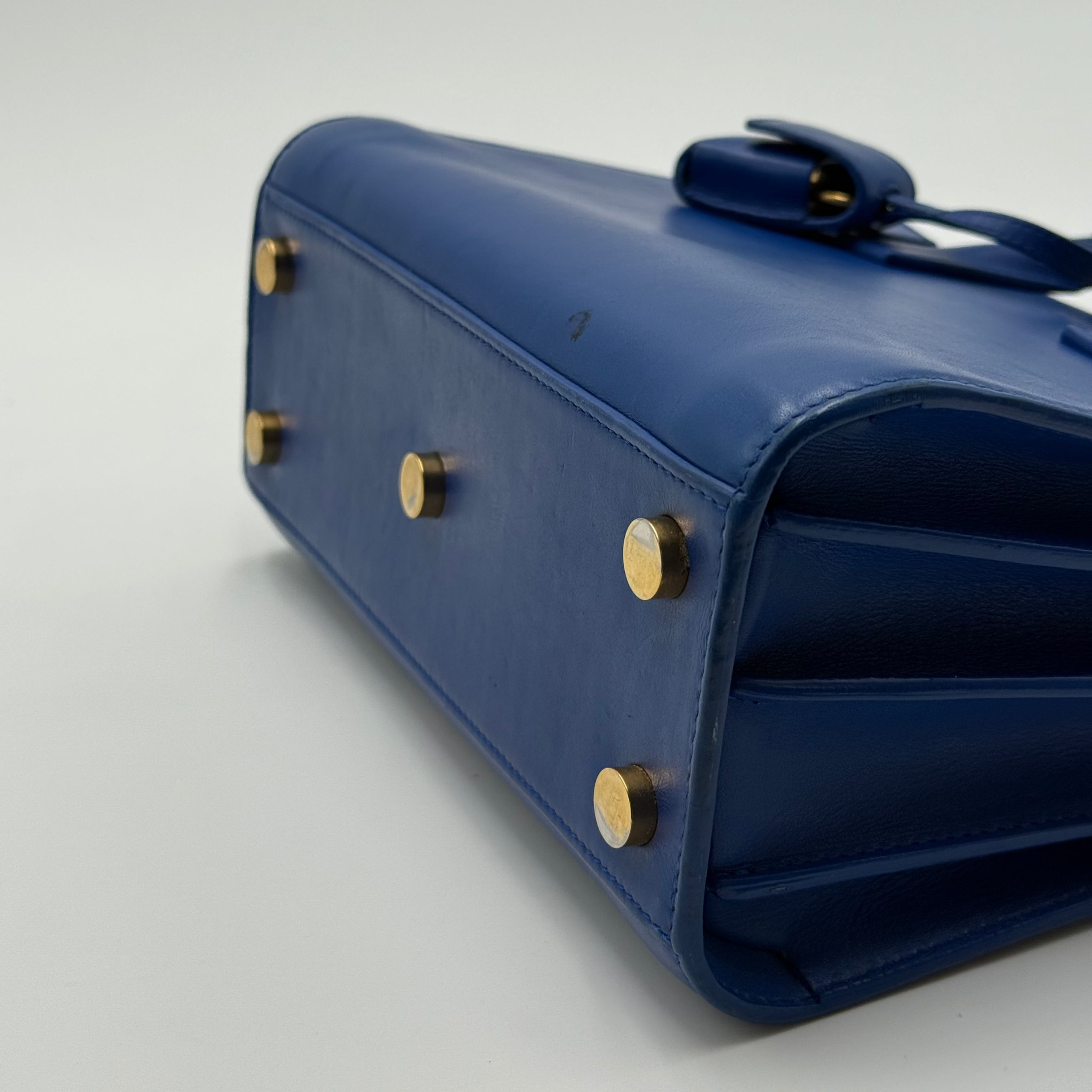 Saint Laurent Blue Sac De Jour Nano